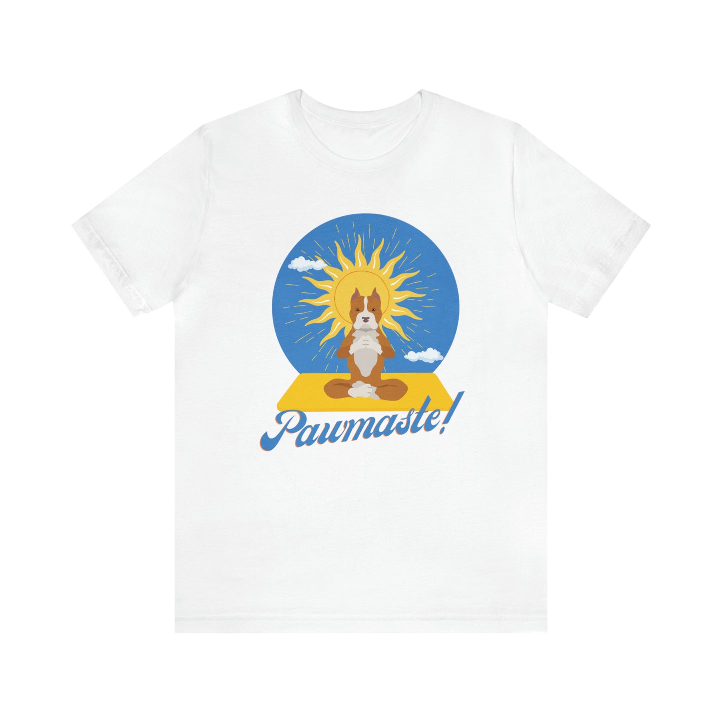 Pawmaste Pitbull Puppy Yoga Shirt Unisex Classic Tee