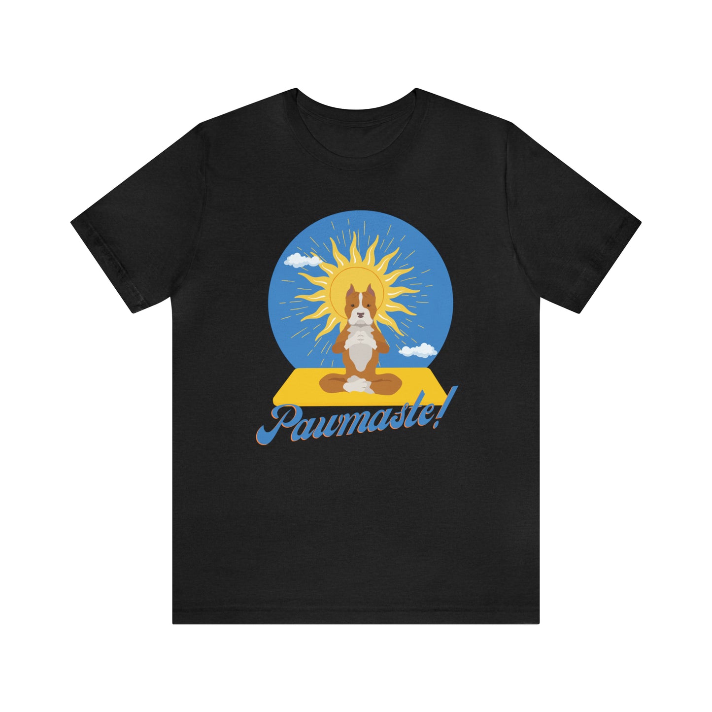 Pawmaste Pitbull Puppy Yoga Shirt Unisex Classic Tee