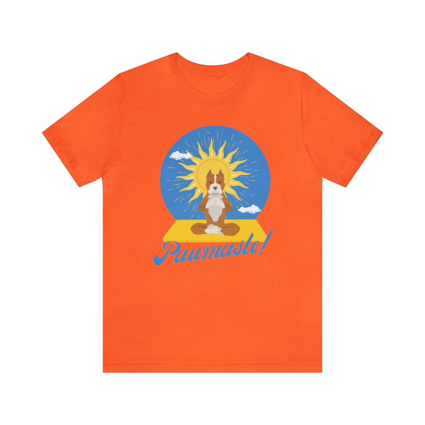 Pawmaste Pitbull Puppy Yoga Shirt Unisex Classic Tee