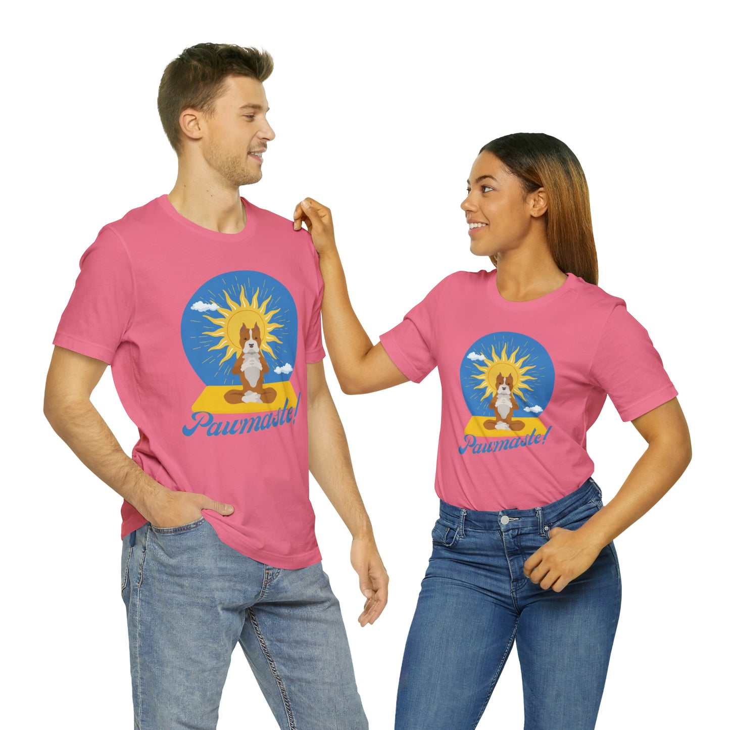 Pawmaste Pitbull Puppy Yoga Shirt Unisex Classic Tee