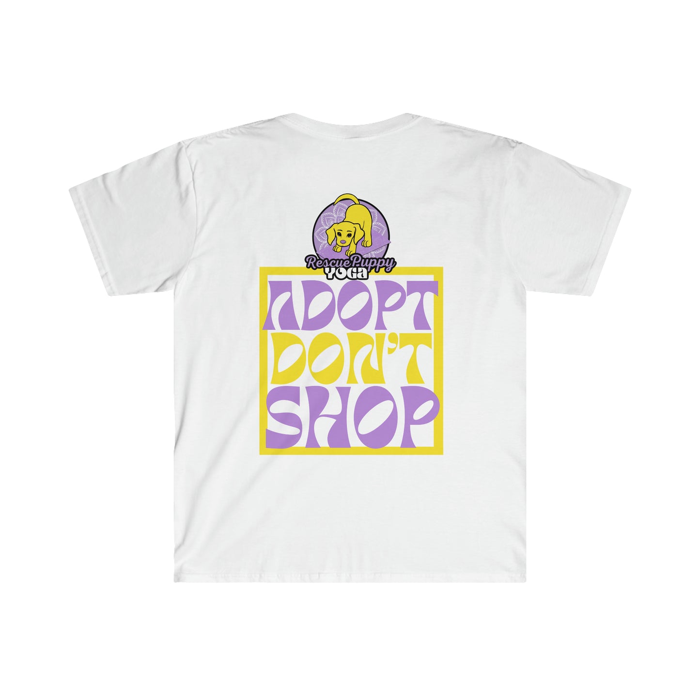 Adopt Don’t Shop Unisex Organic Short Sleeve Tee