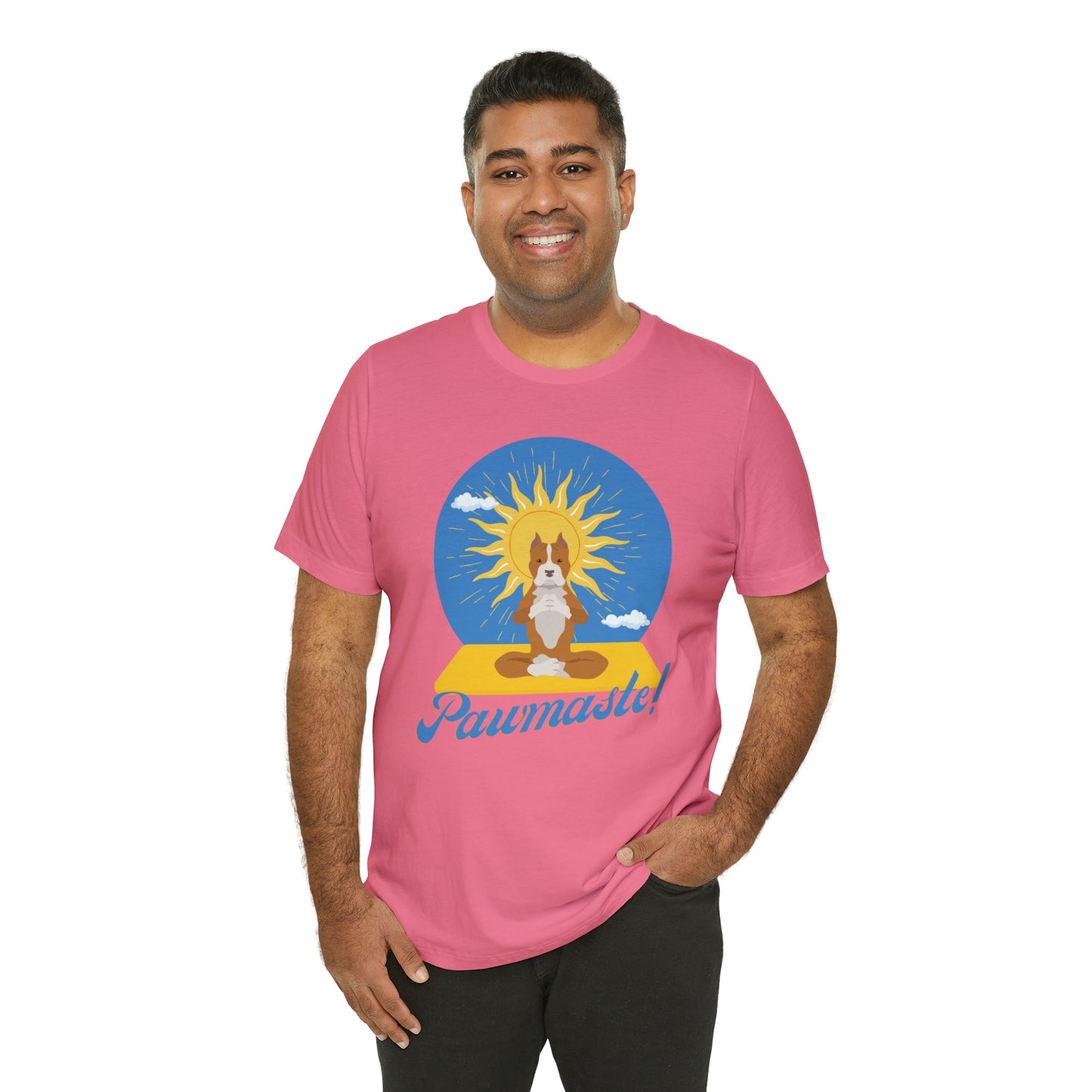 Pawmaste Pitbull Puppy Yoga Shirt Unisex Classic Tee
