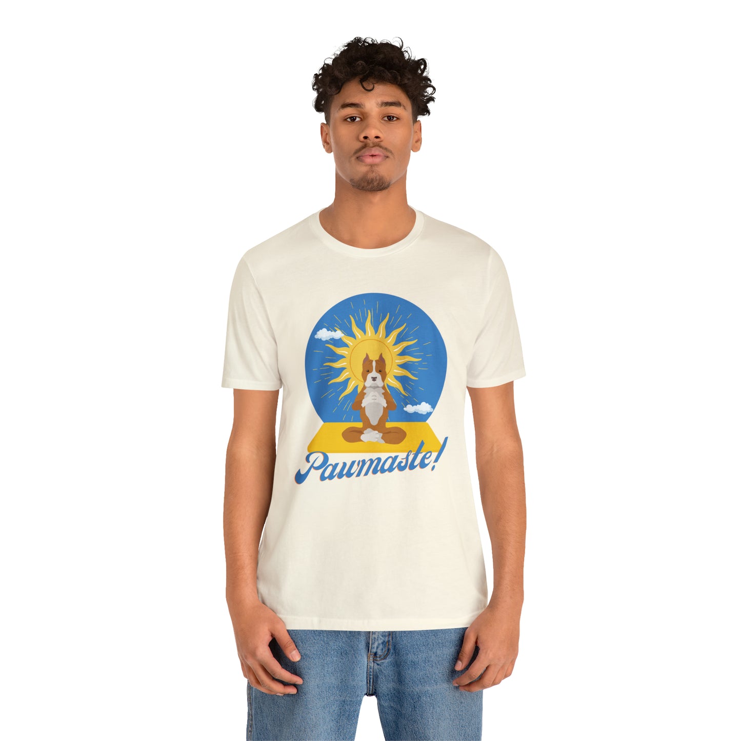Pawmaste Pitbull Puppy Yoga Shirt Unisex Classic Tee