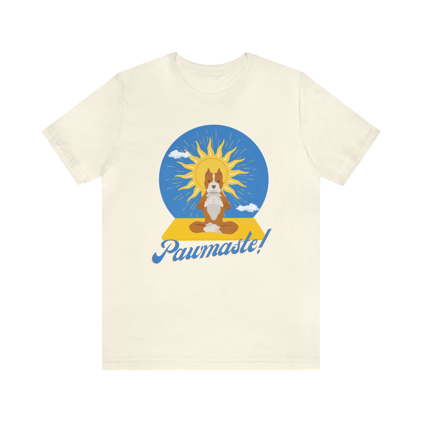 Pawmaste Pitbull Puppy Yoga Shirt Unisex Classic Tee