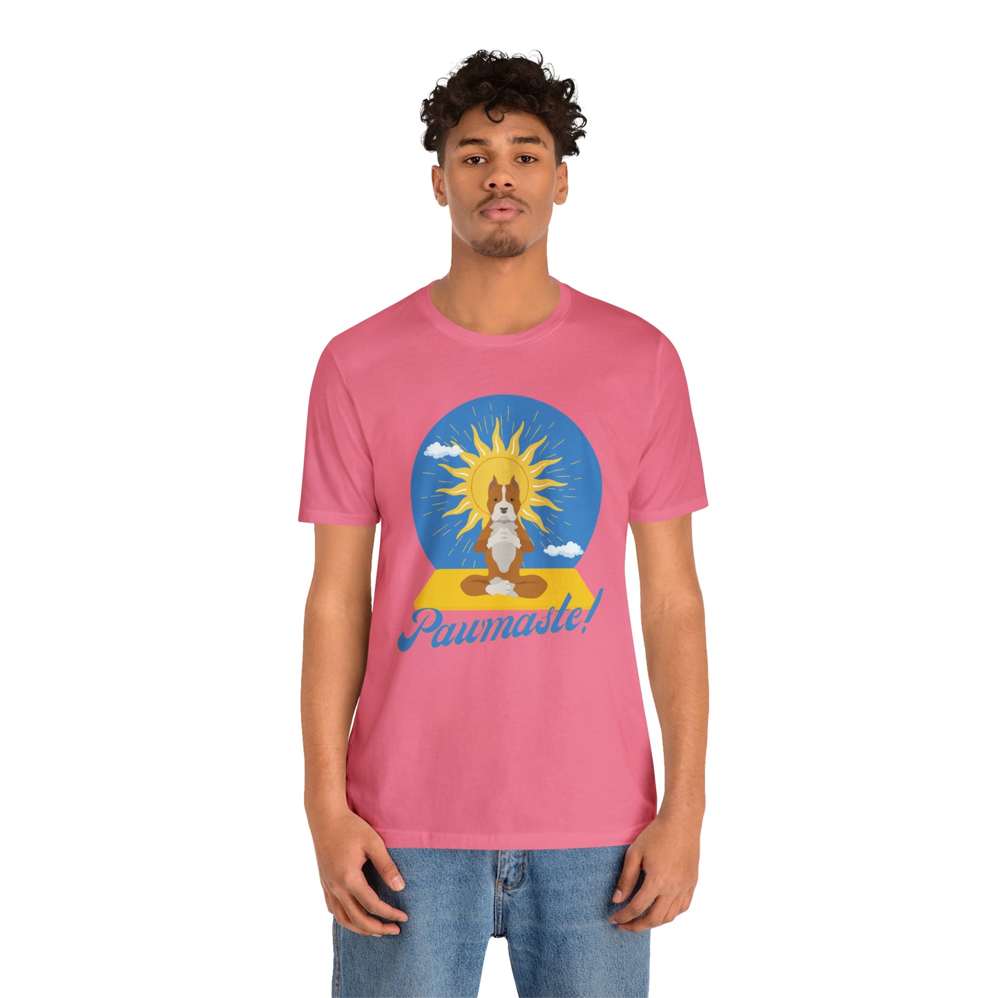 Pawmaste Pitbull Puppy Yoga Shirt Unisex Classic Tee