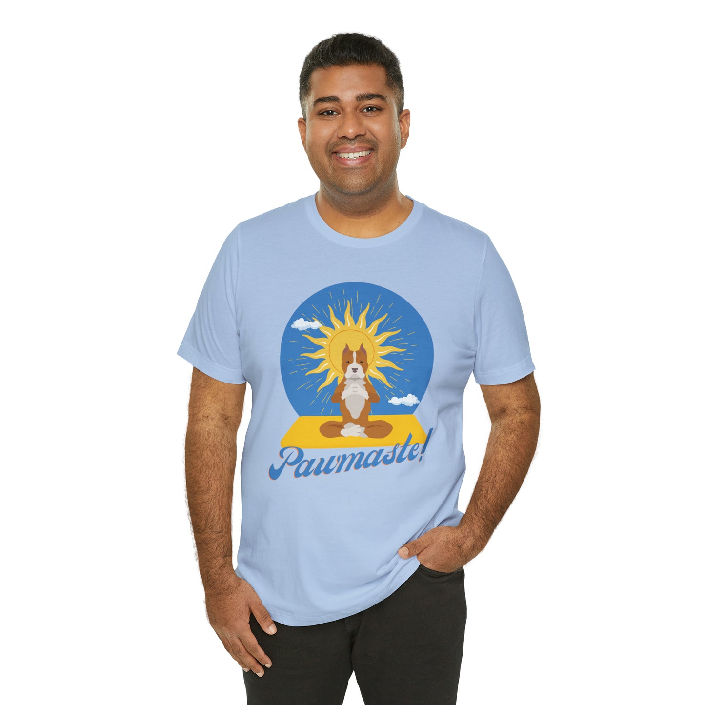 Pawmaste Pitbull Puppy Yoga Shirt Unisex Classic Tee