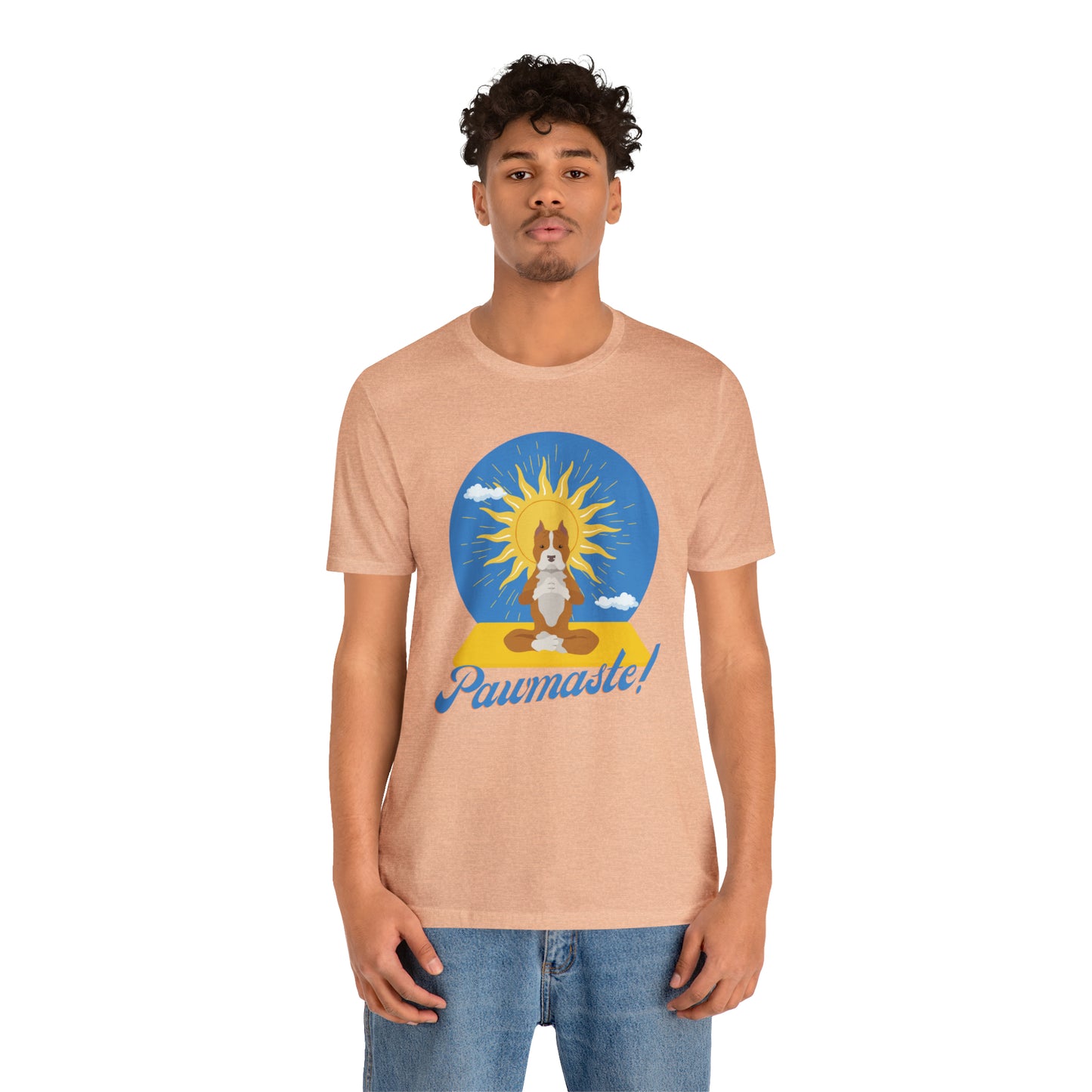 Pawmaste Pitbull Puppy Yoga Shirt Unisex Classic Tee