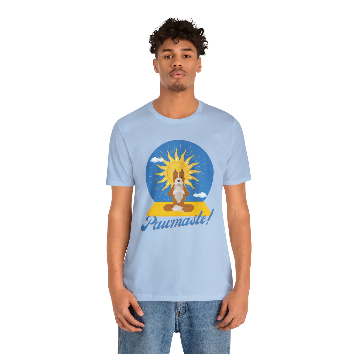 Pawmaste Pitbull Puppy Yoga Shirt Unisex Classic Tee