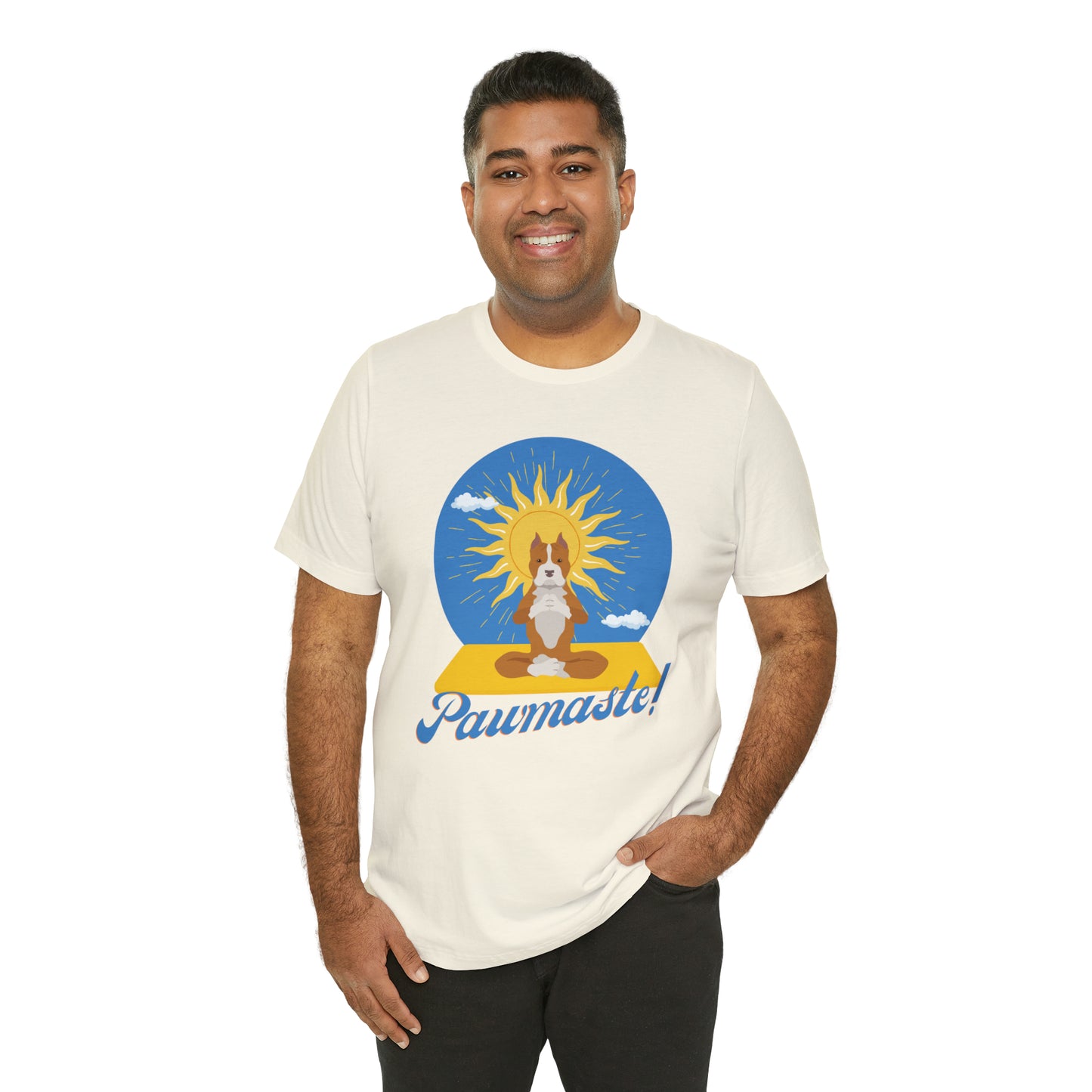 Pawmaste Pitbull Puppy Yoga Shirt Unisex Classic Tee
