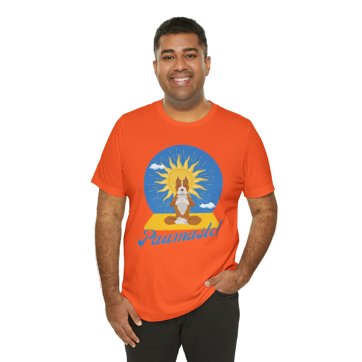 Pawmaste Pitbull Puppy Yoga Shirt Unisex Classic Tee