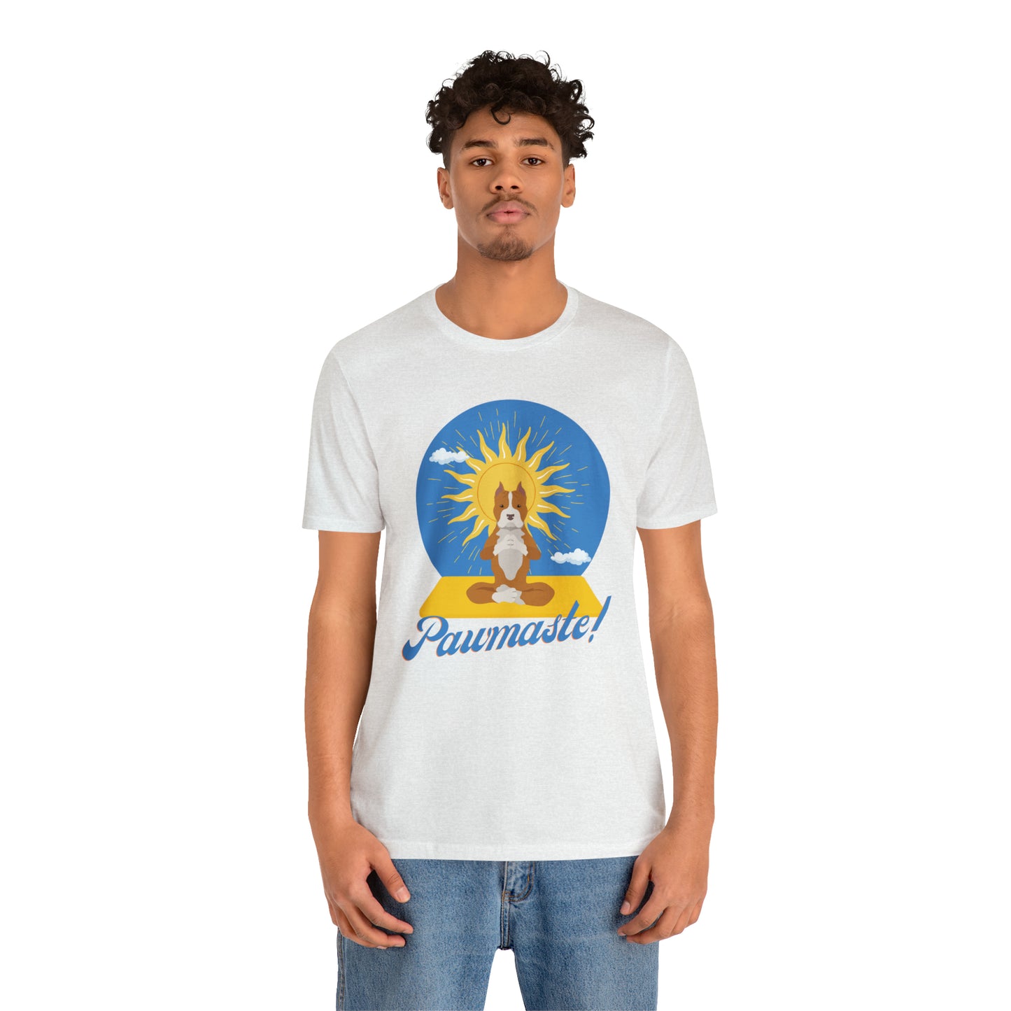 Pawmaste Pitbull Puppy Yoga Shirt Unisex Classic Tee