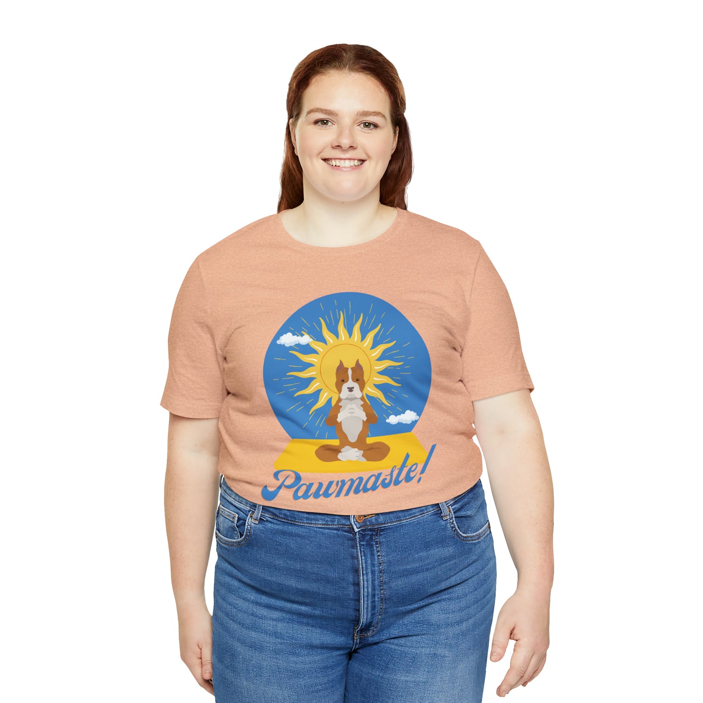 Pawmaste Pitbull Puppy Yoga Shirt Unisex Classic Tee