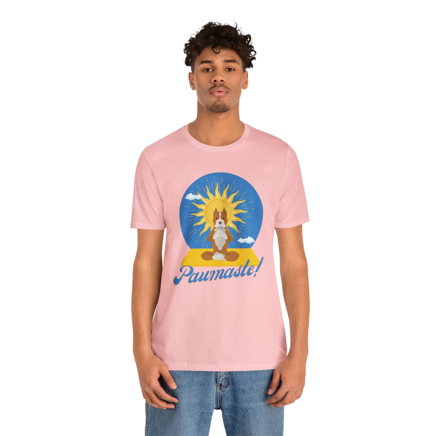 Pawmaste Pitbull Puppy Yoga Shirt Unisex Classic Tee