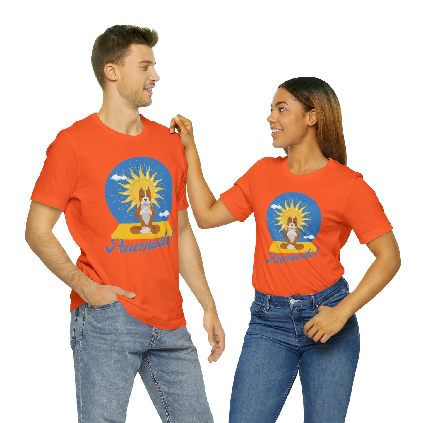 Pawmaste Pitbull Puppy Yoga Shirt Unisex Classic Tee