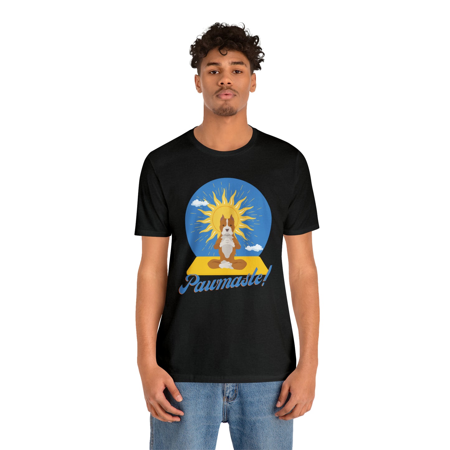 Pawmaste Pitbull Puppy Yoga Shirt Unisex Classic Tee