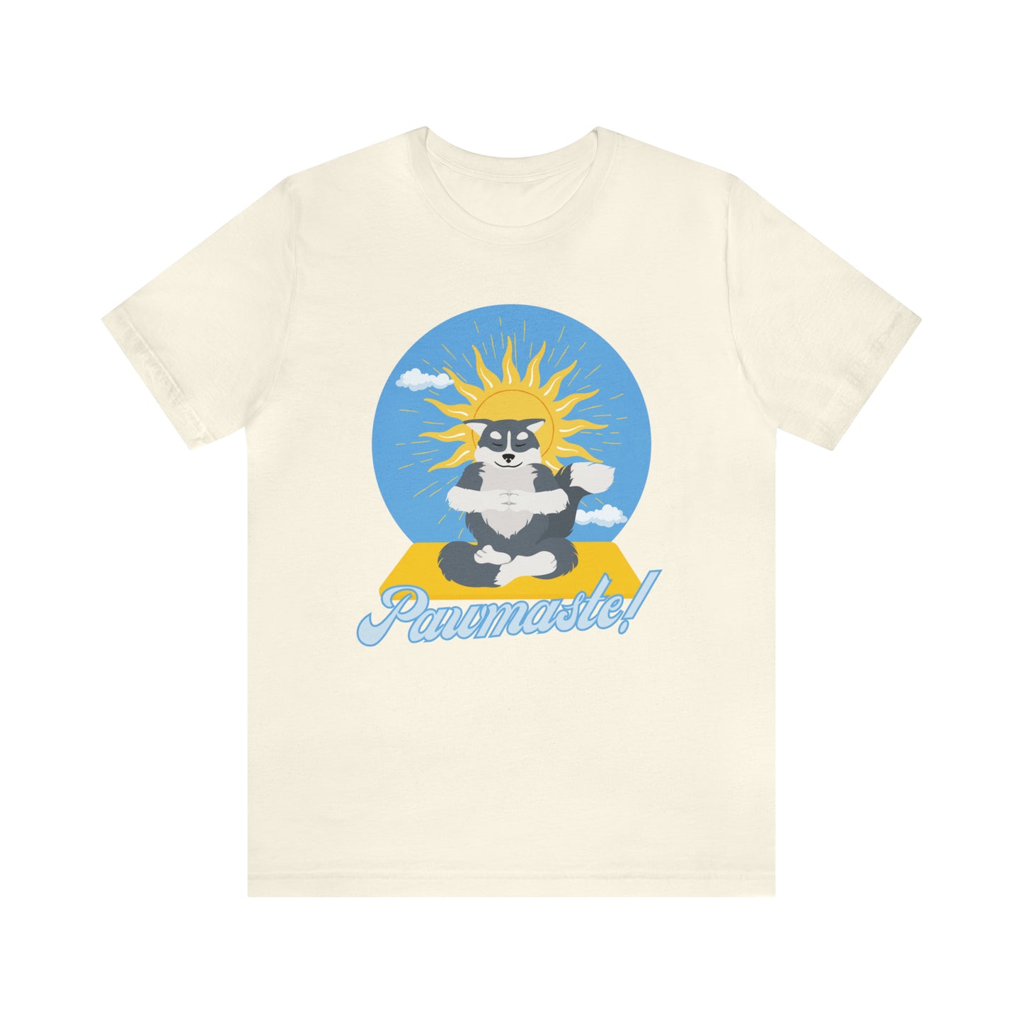Pawmaste Happy Husky Puppy Yoga Shirt Unisex Classic Tee