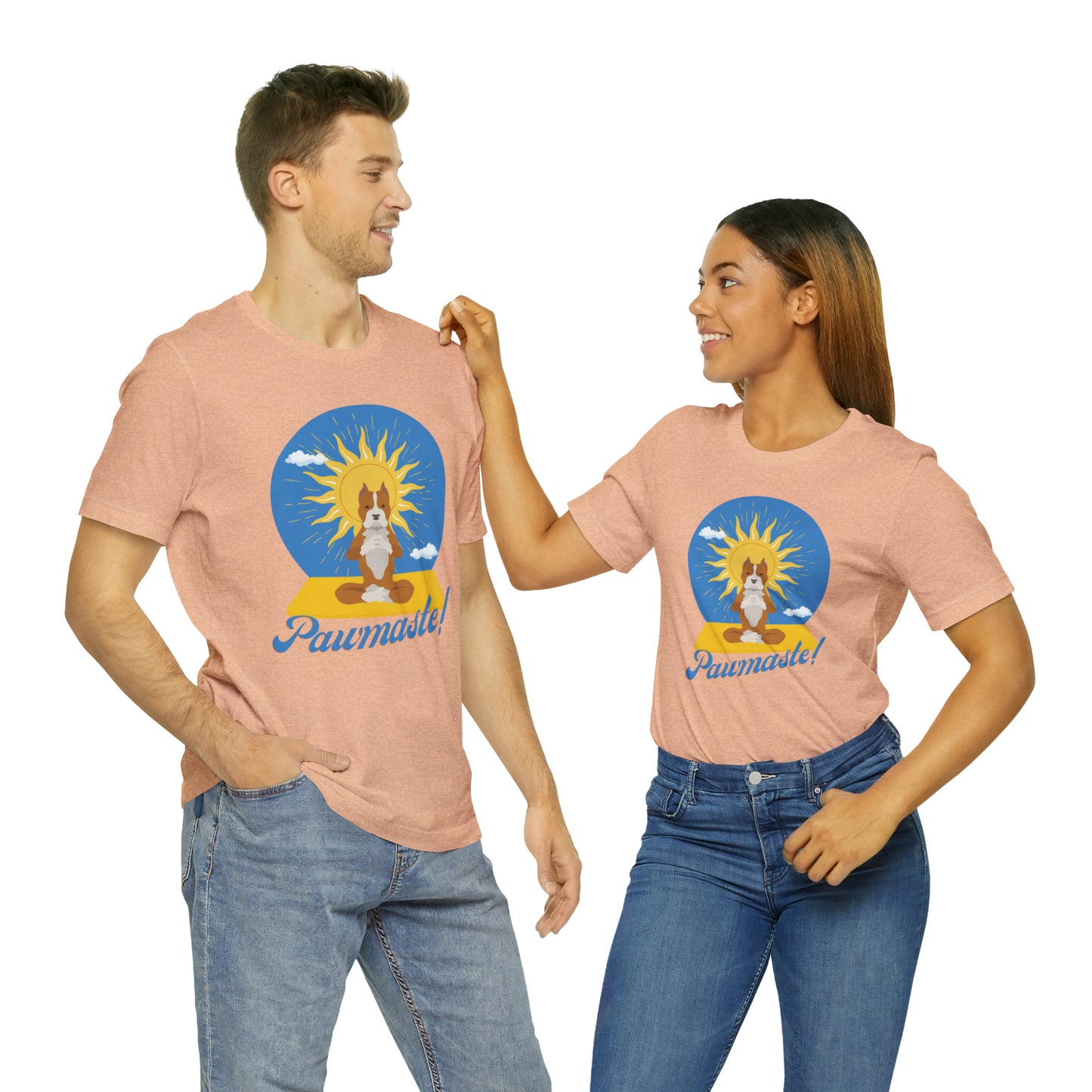 Pawmaste Pitbull Puppy Yoga Shirt Unisex Classic Tee