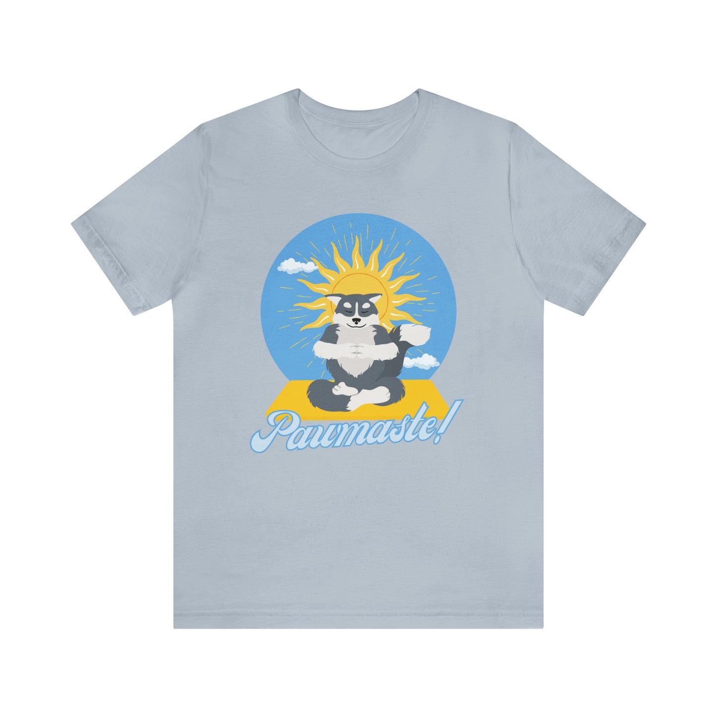 Pawmaste Happy Husky Puppy Yoga Shirt Unisex Classic Tee