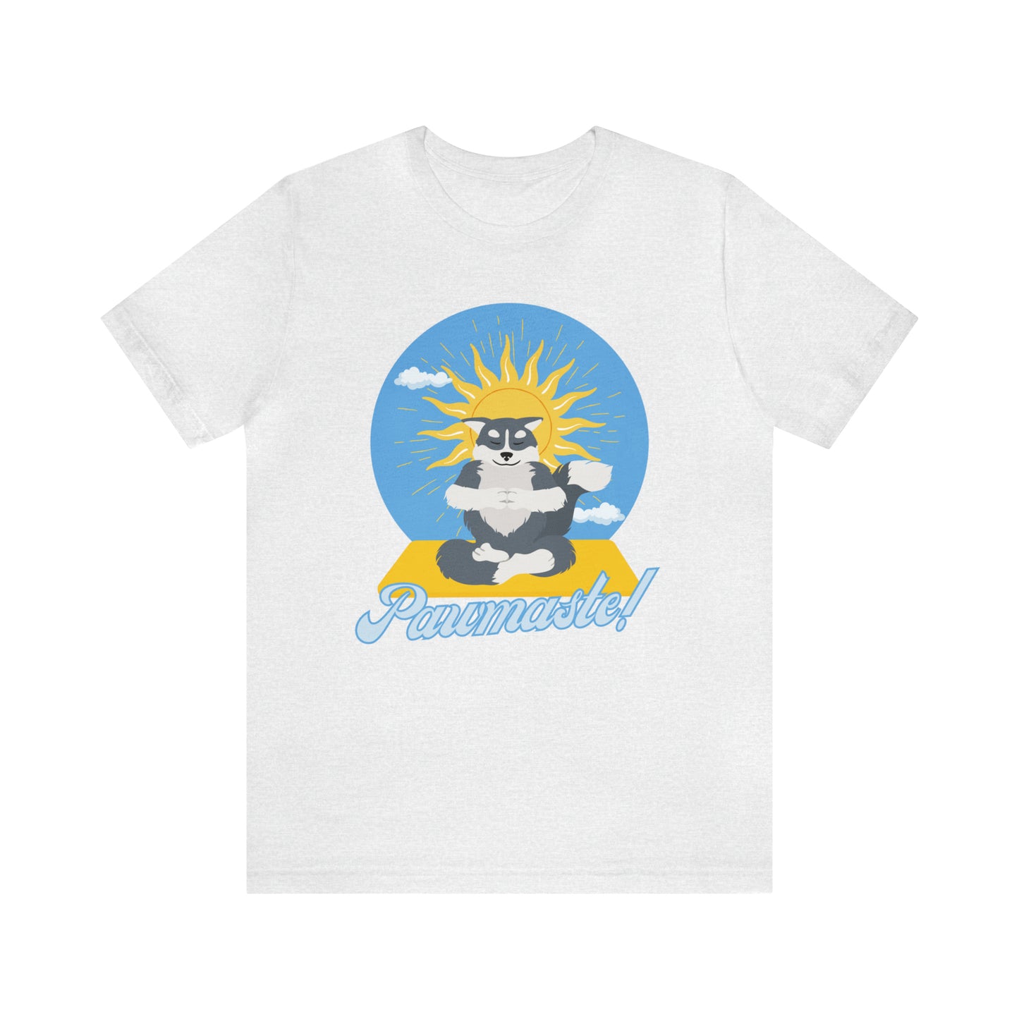 Pawmaste Happy Husky Puppy Yoga Shirt Unisex Classic Tee