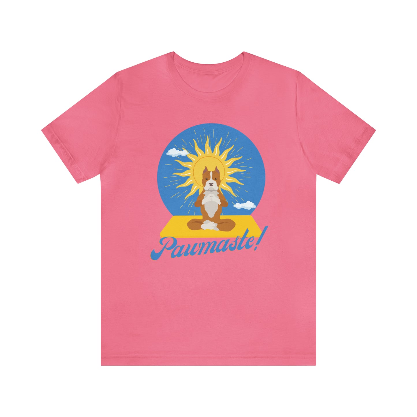 Pawmaste Pitbull Puppy Yoga Shirt Unisex Classic Tee