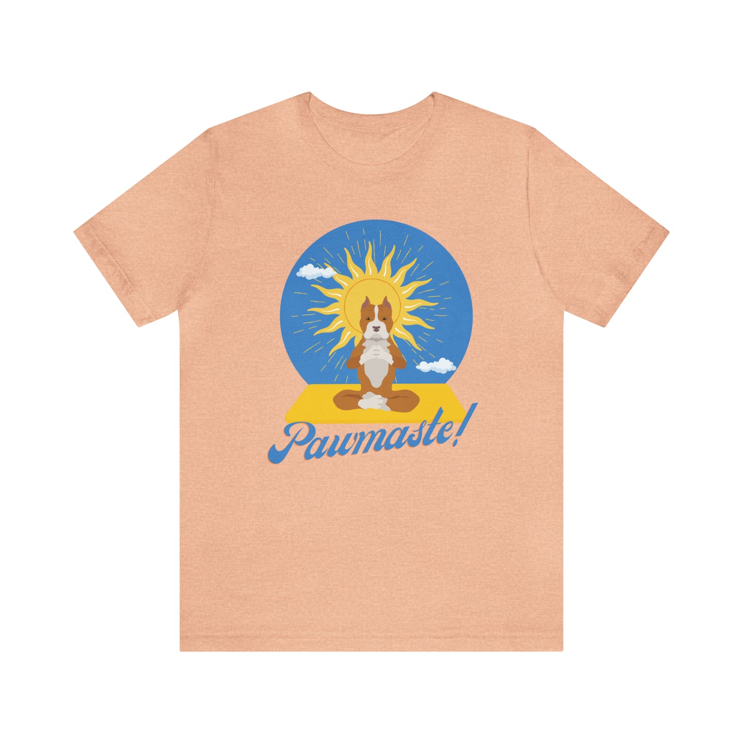 Pawmaste Pitbull Puppy Yoga Shirt Unisex Classic Tee
