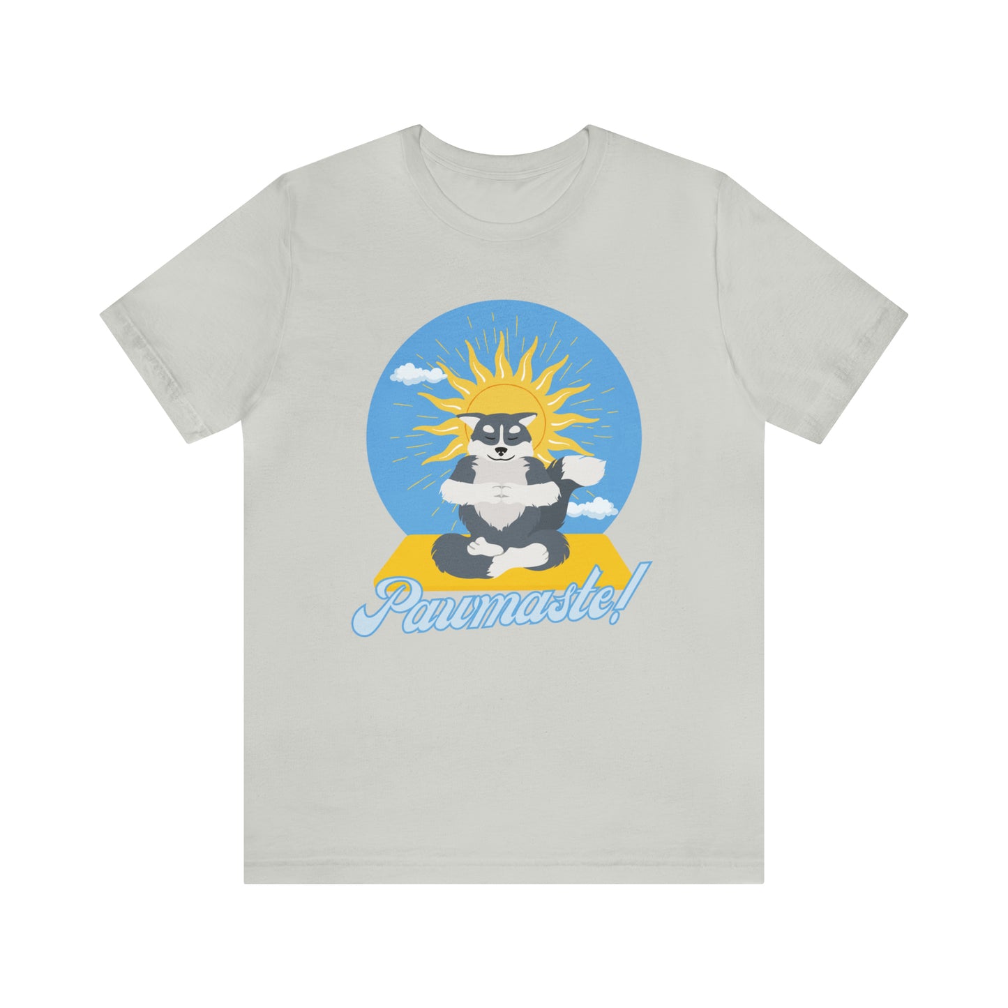 Pawmaste Happy Husky Puppy Yoga Shirt Unisex Classic Tee