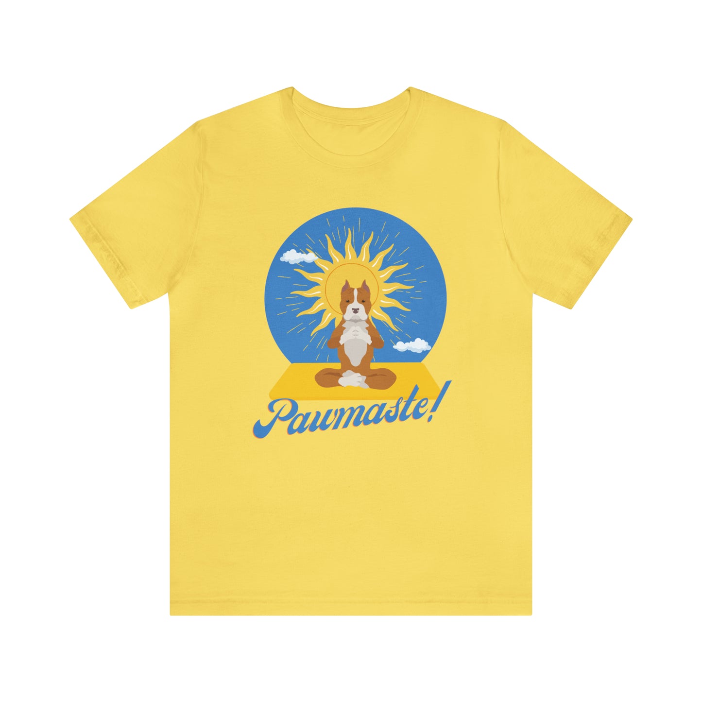 Pawmaste Pitbull Puppy Yoga Shirt Unisex Classic Tee