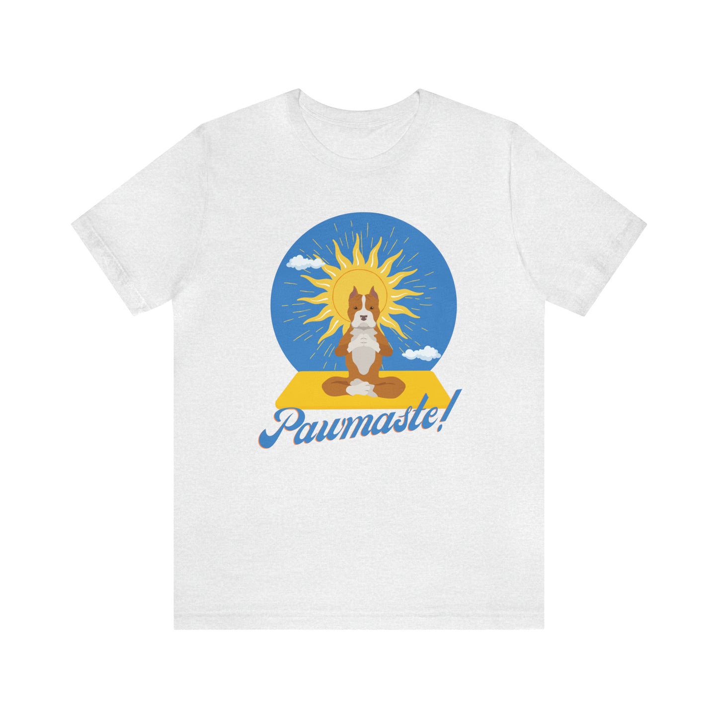 Pawmaste Pitbull Puppy Yoga Shirt Unisex Classic Tee