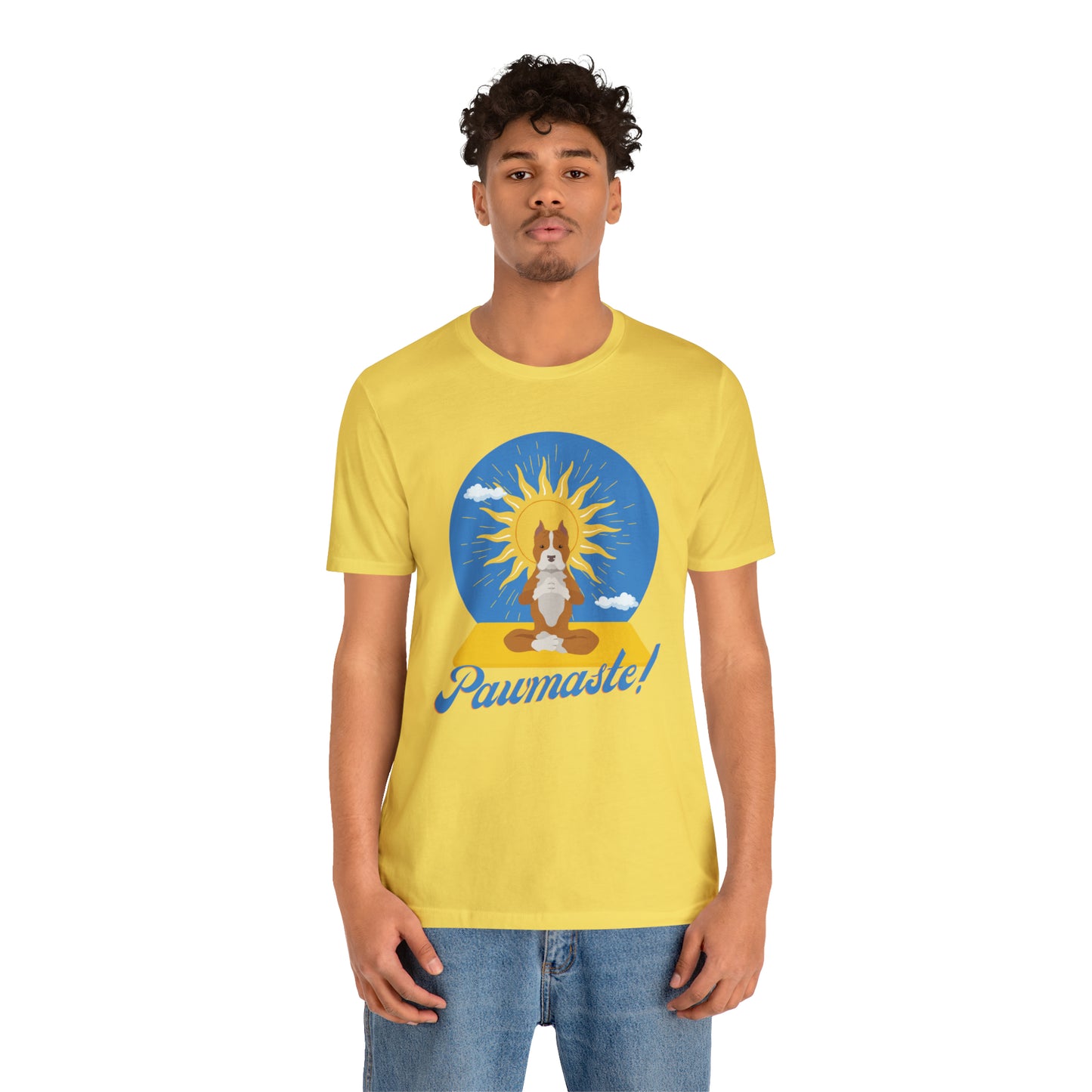 Pawmaste Pitbull Puppy Yoga Shirt Unisex Classic Tee