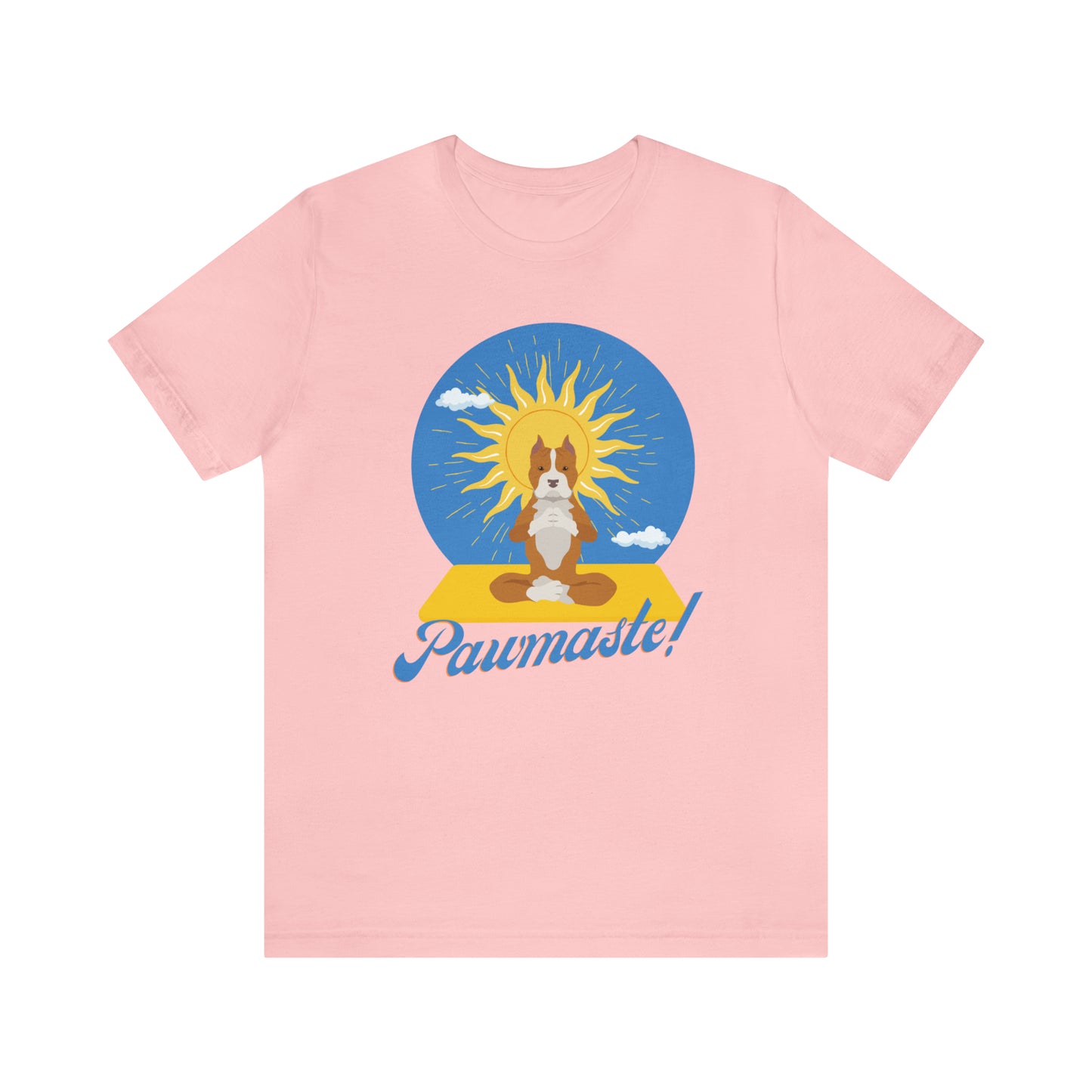 Pawmaste Pitbull Puppy Yoga Shirt Unisex Classic Tee