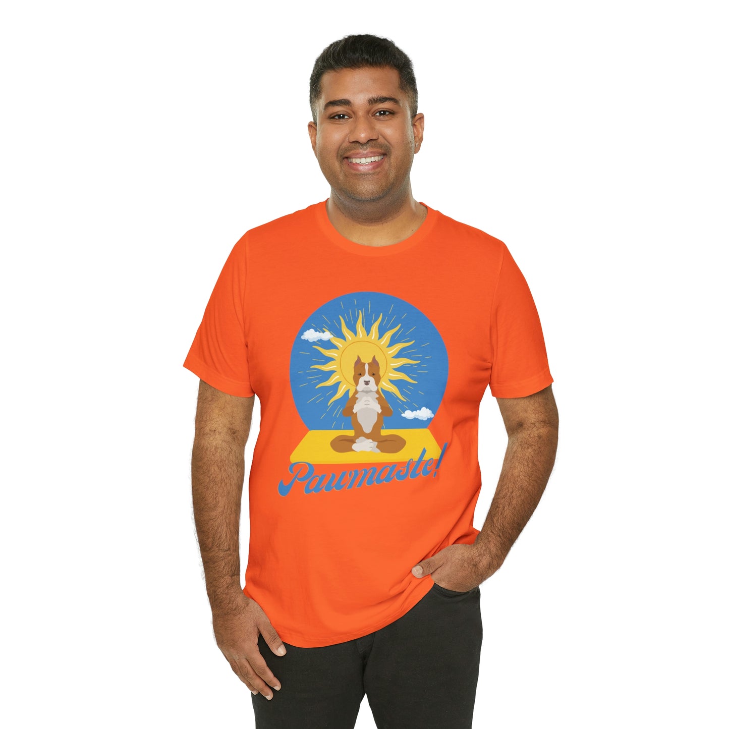 Pawmaste Pitbull Puppy Yoga Shirt Unisex Classic Tee