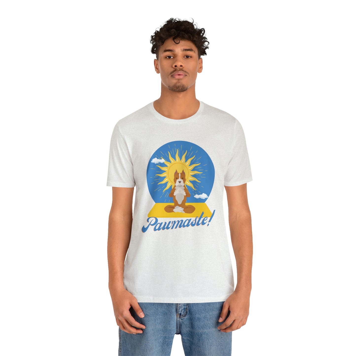 Pawmaste Pitbull Puppy Yoga Shirt Unisex Classic Tee