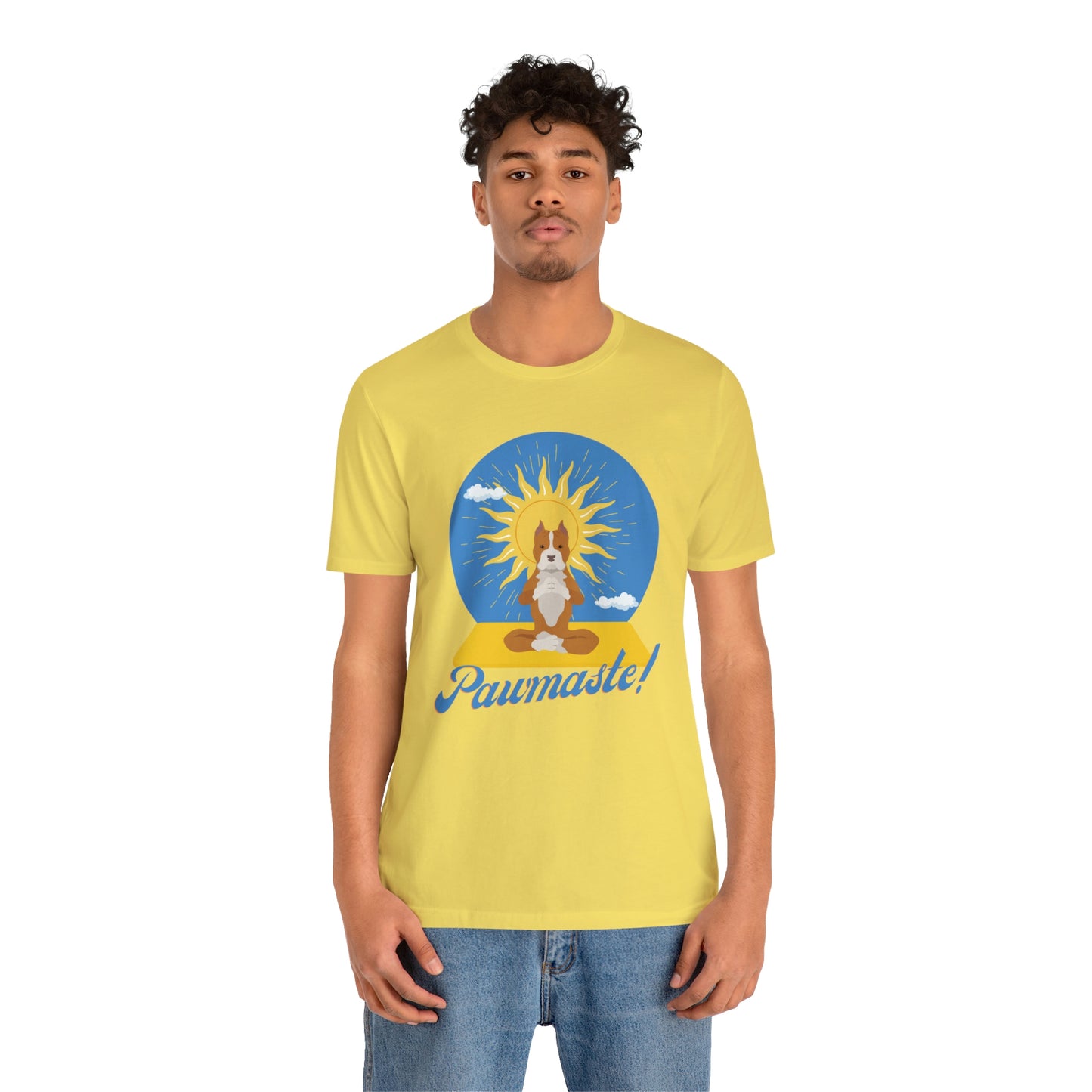 Pawmaste Pitbull Puppy Yoga Shirt Unisex Classic Tee