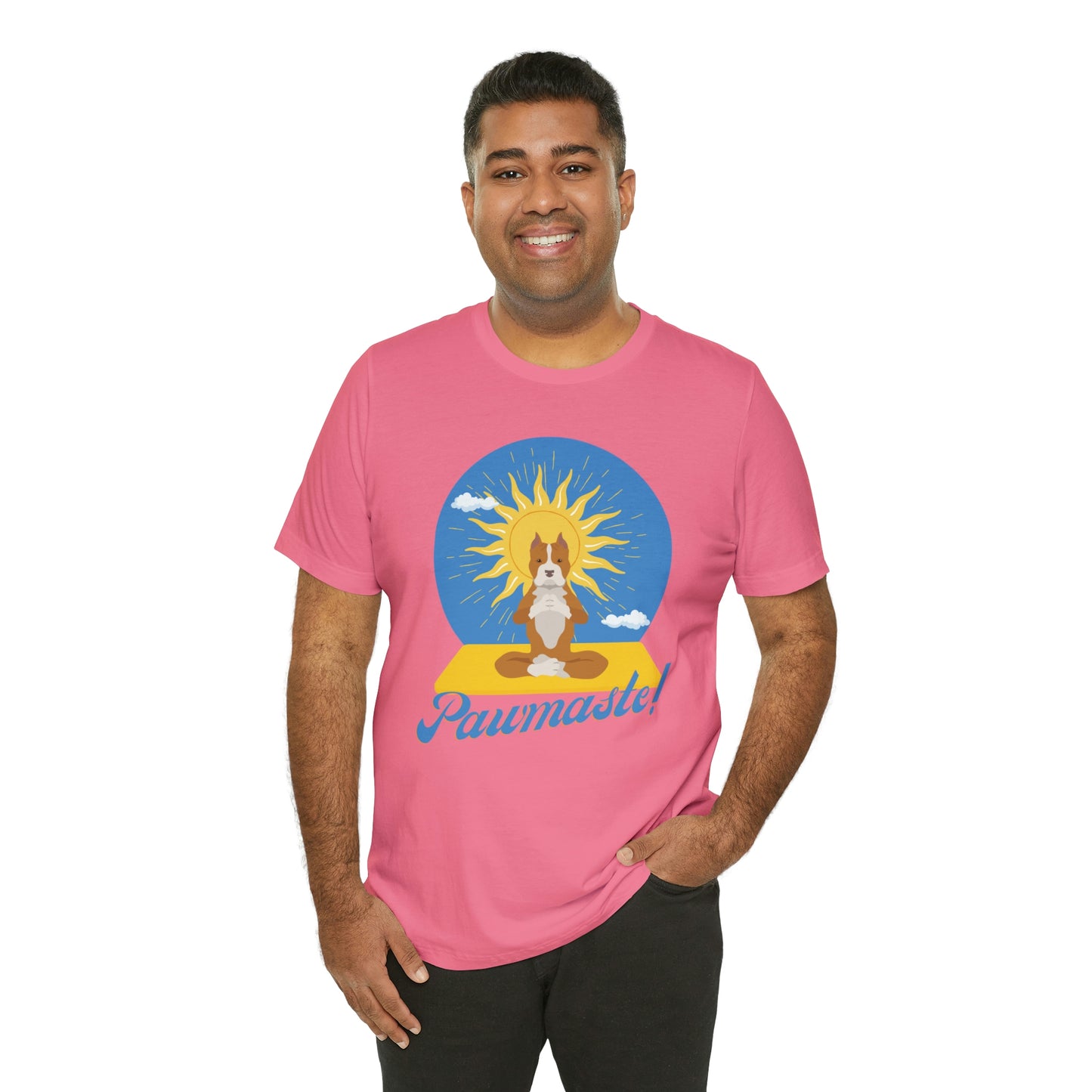 Pawmaste Pitbull Puppy Yoga Shirt Unisex Classic Tee