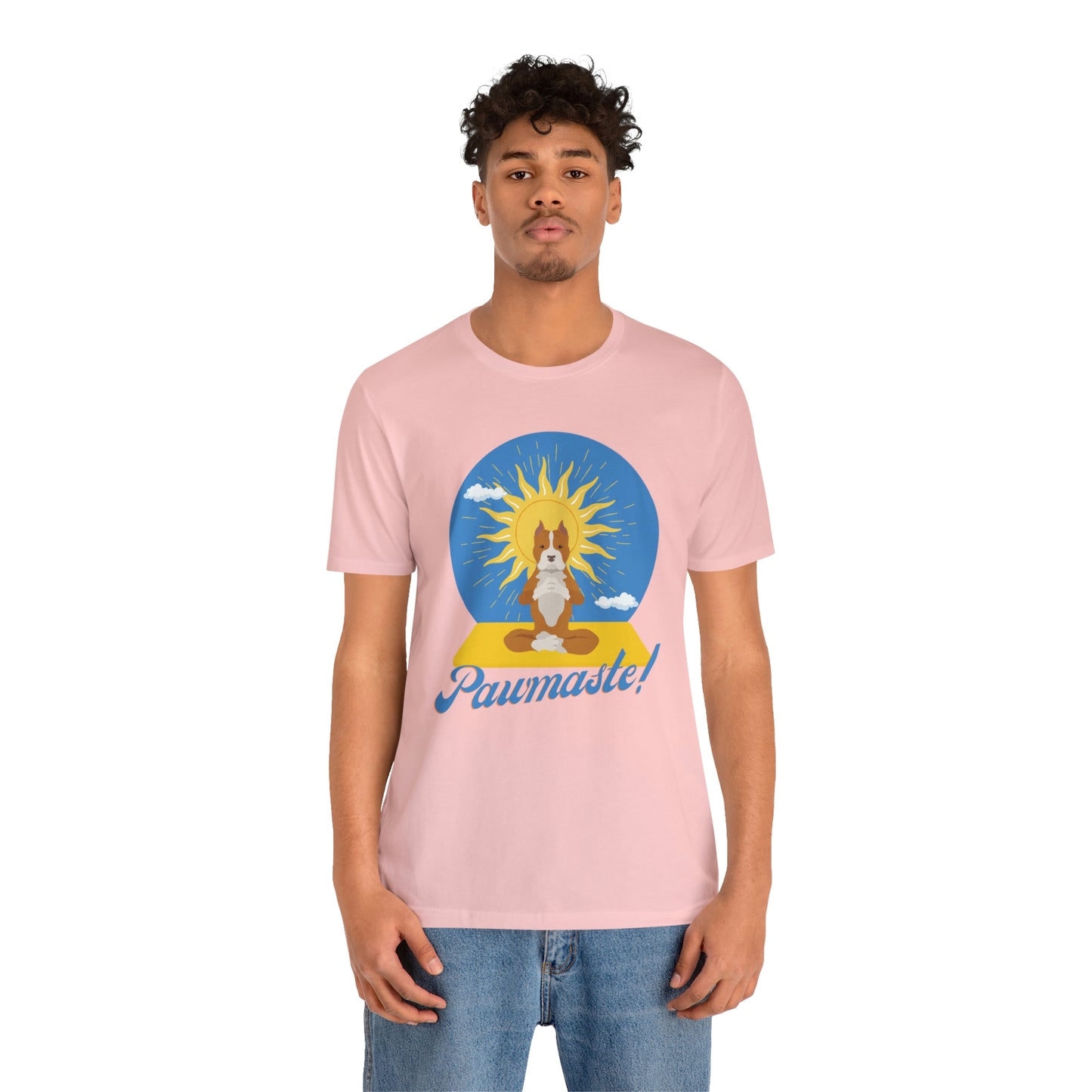 Pawmaste Pitbull Puppy Yoga Shirt Unisex Classic Tee