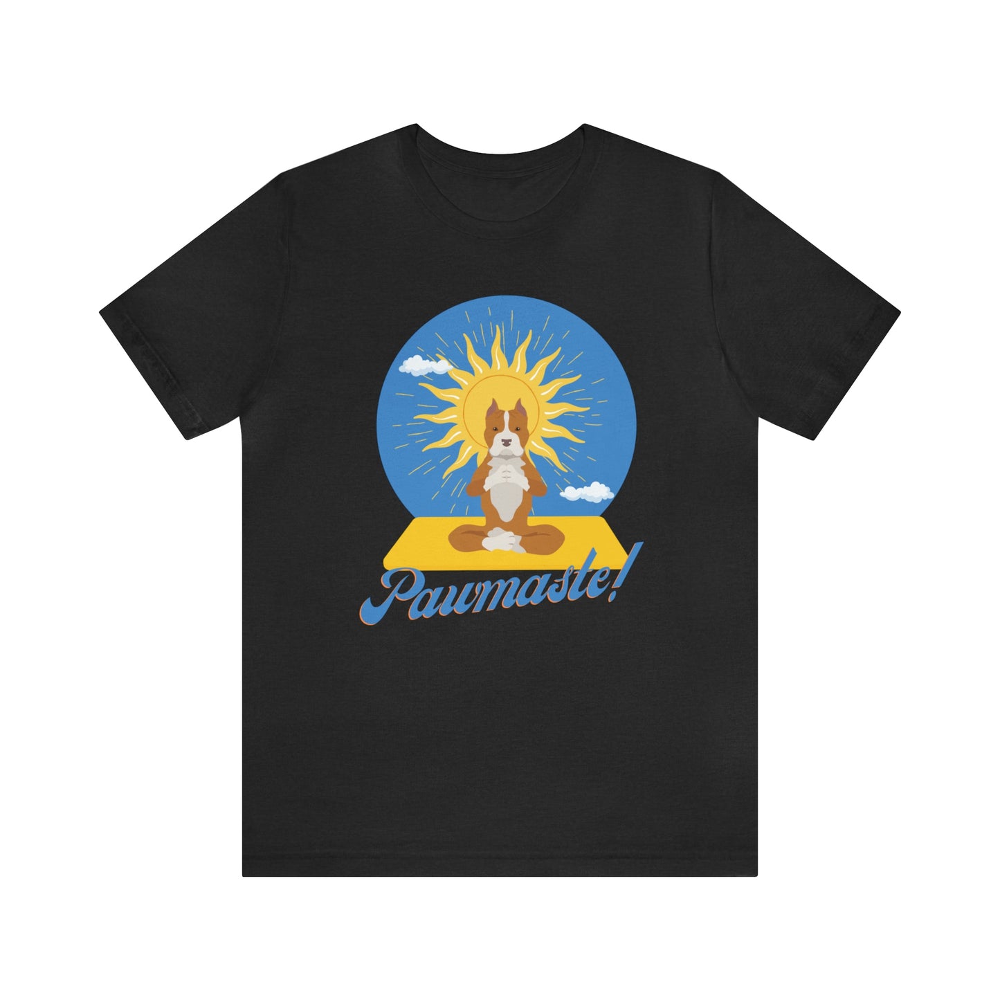 Pawmaste Pitbull Puppy Yoga Shirt Unisex Classic Tee