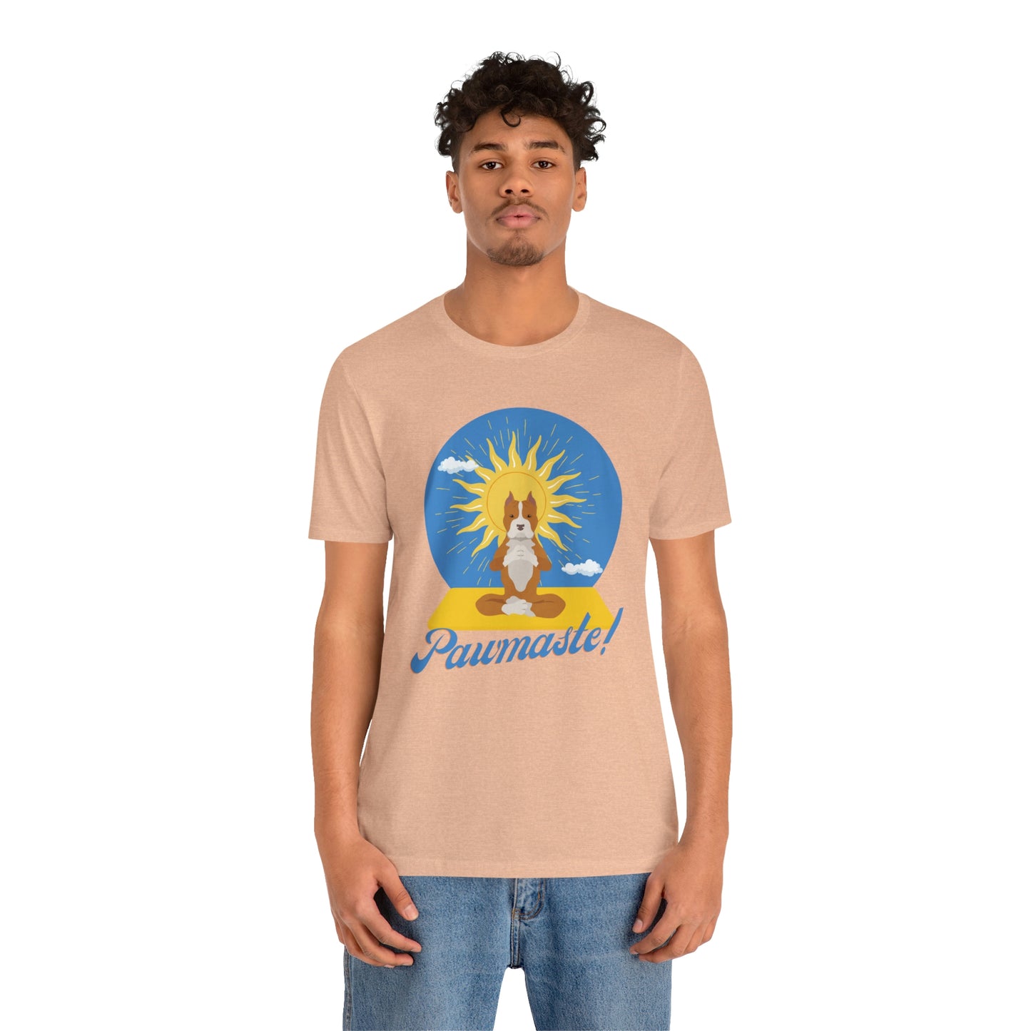 Pawmaste Pitbull Puppy Yoga Shirt Unisex Classic Tee