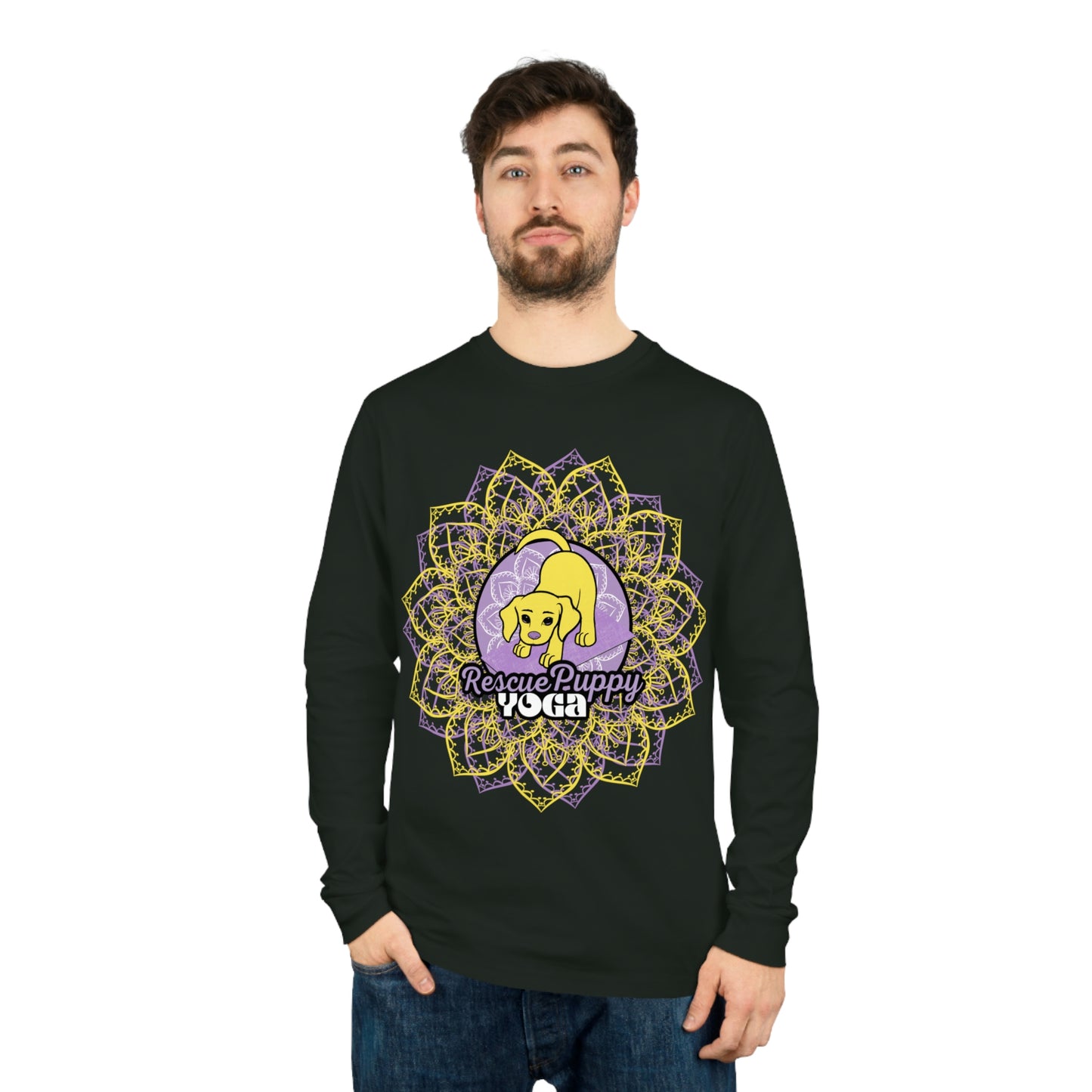 Rescued is My Favorite Breed Unisex Organic Long Sleeve Tee