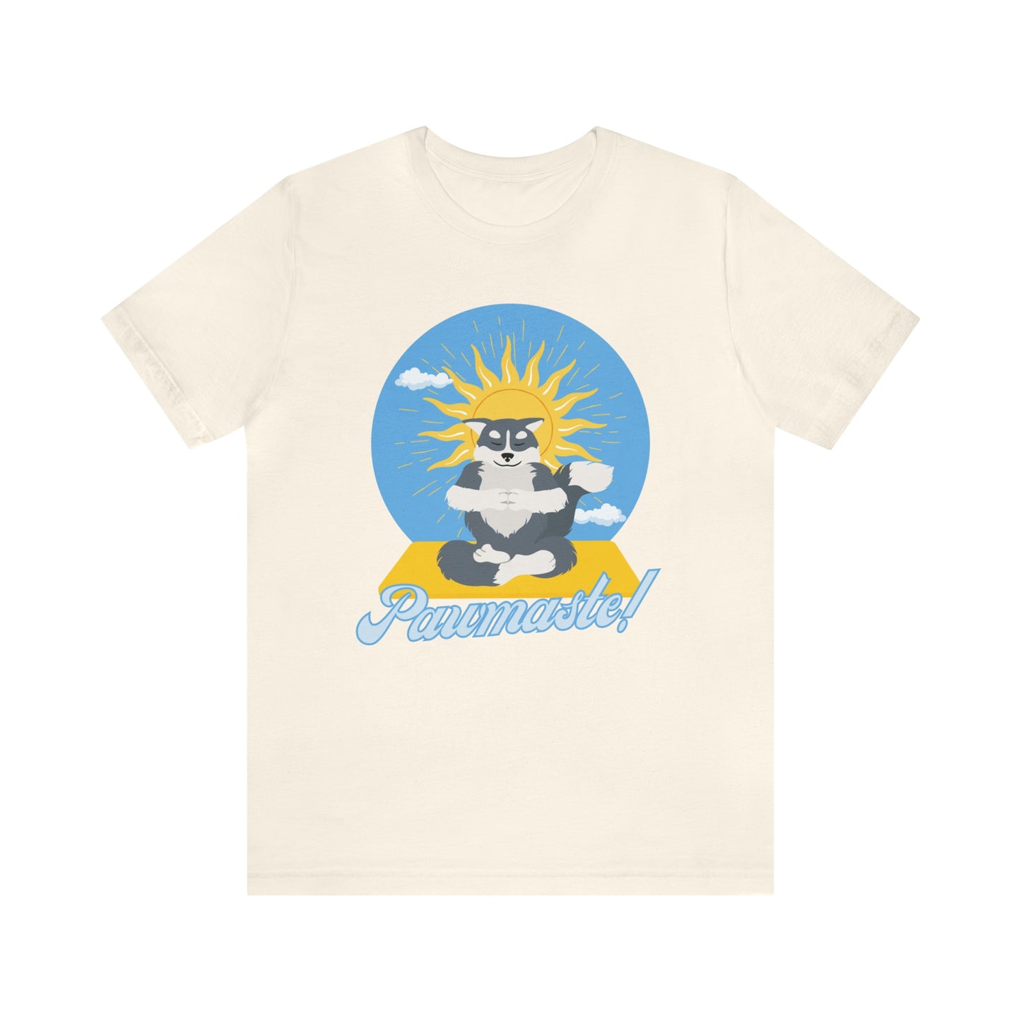 Pawmaste Happy Husky Puppy Yoga Shirt Unisex Classic Tee