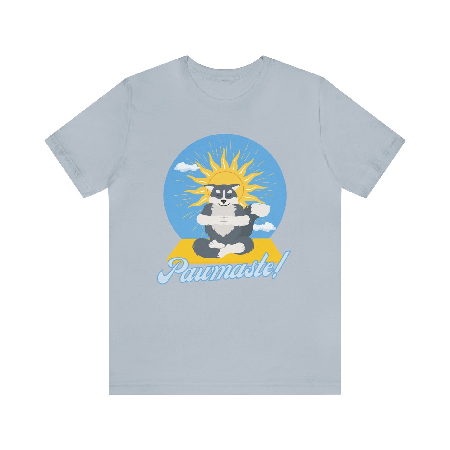 Pawmaste Happy Husky Puppy Yoga Shirt Unisex Classic Tee