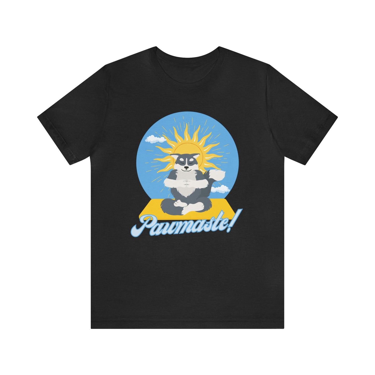 Pawmaste Happy Husky Puppy Yoga Shirt Unisex Classic Tee