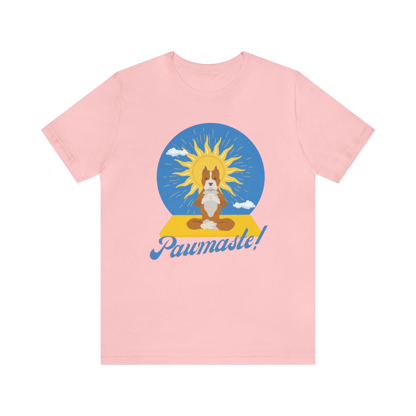 Pawmaste Pitbull Puppy Yoga Shirt Unisex Classic Tee