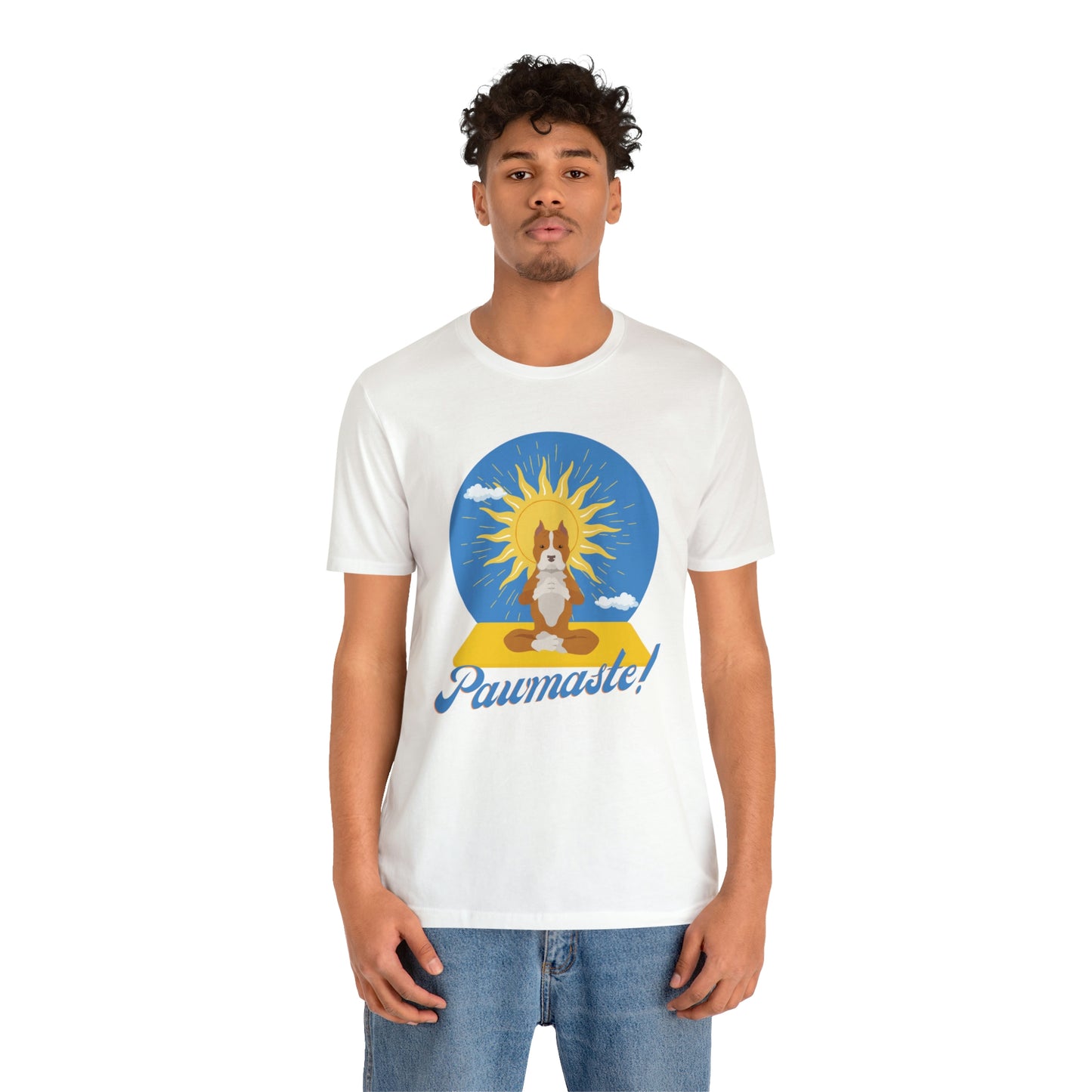 Pawmaste Pitbull Puppy Yoga Shirt Unisex Classic Tee