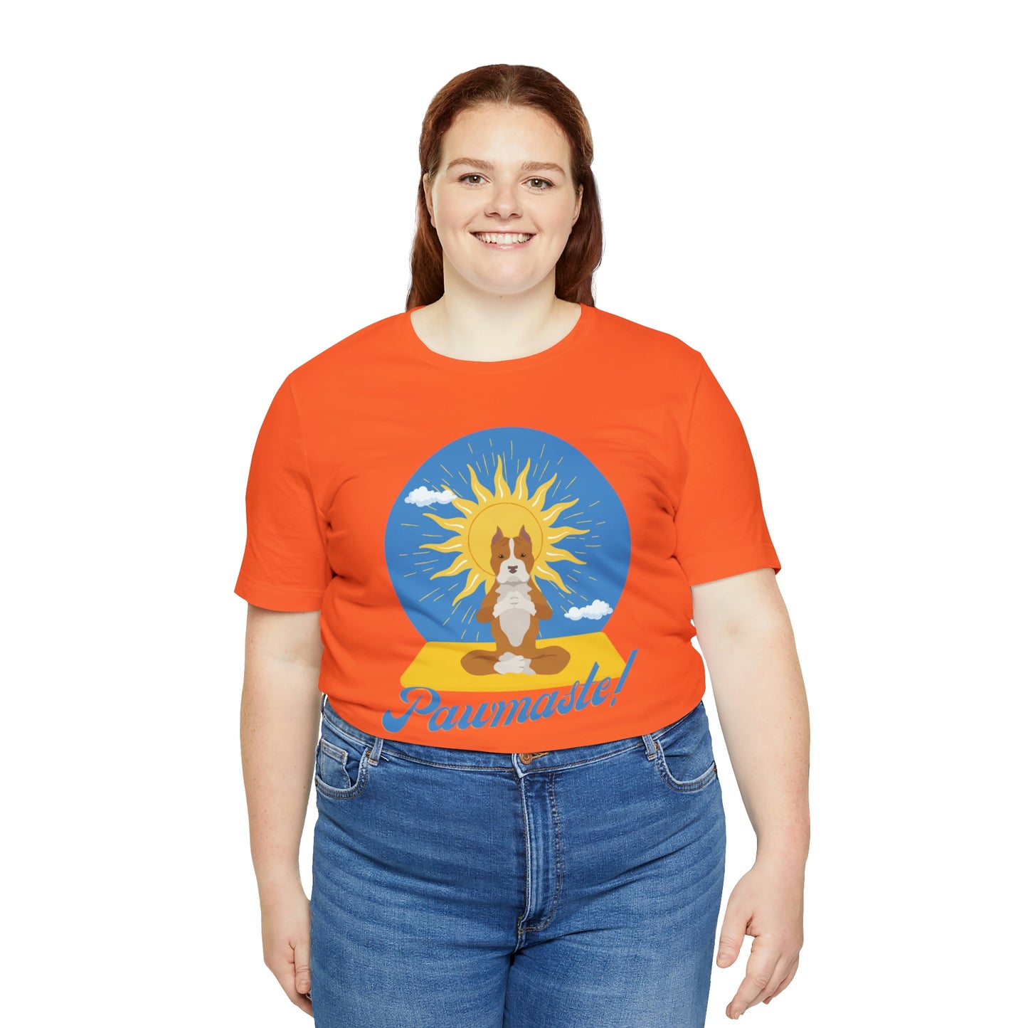 Pawmaste Pitbull Puppy Yoga Shirt Unisex Classic Tee