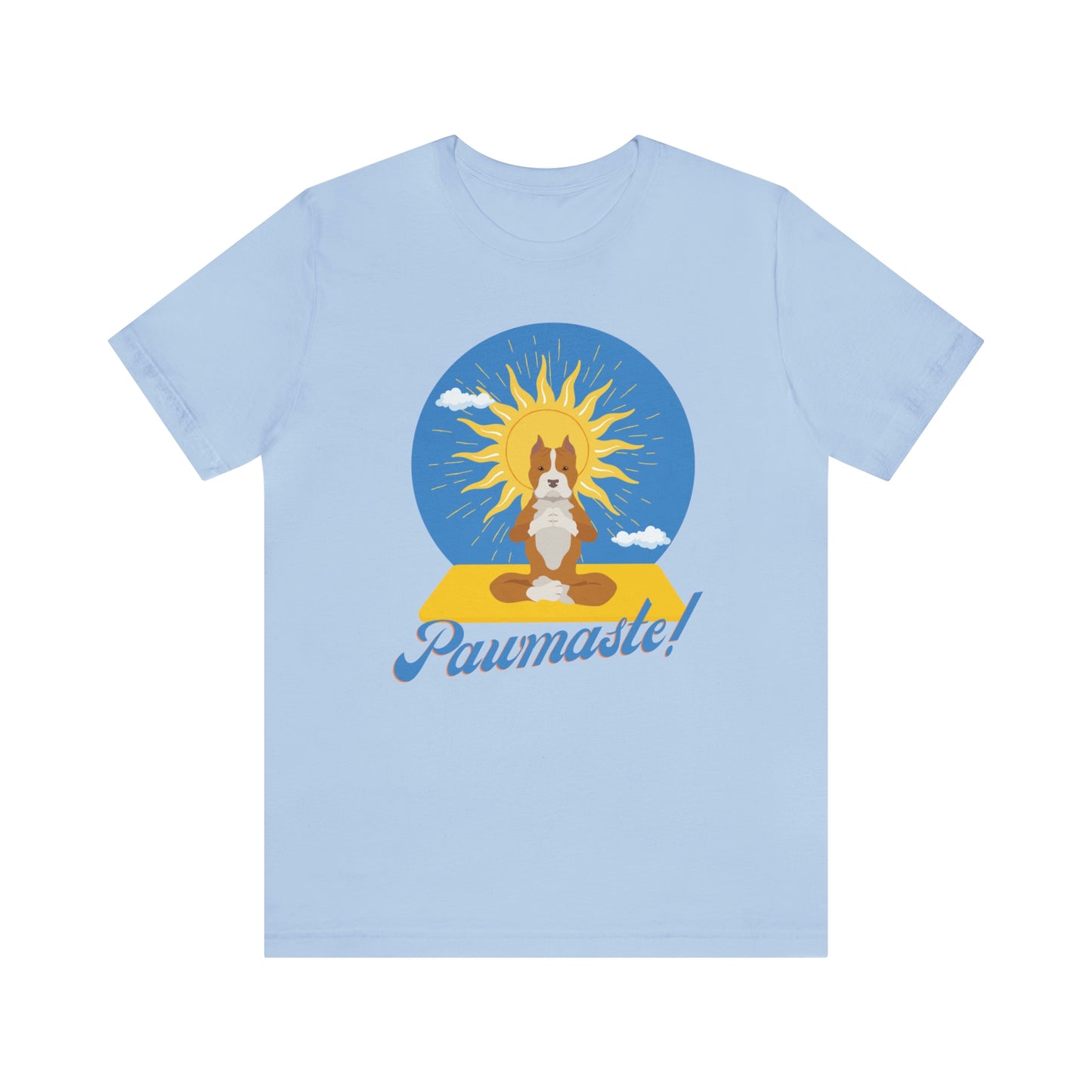 Pawmaste Pitbull Puppy Yoga Shirt Unisex Classic Tee