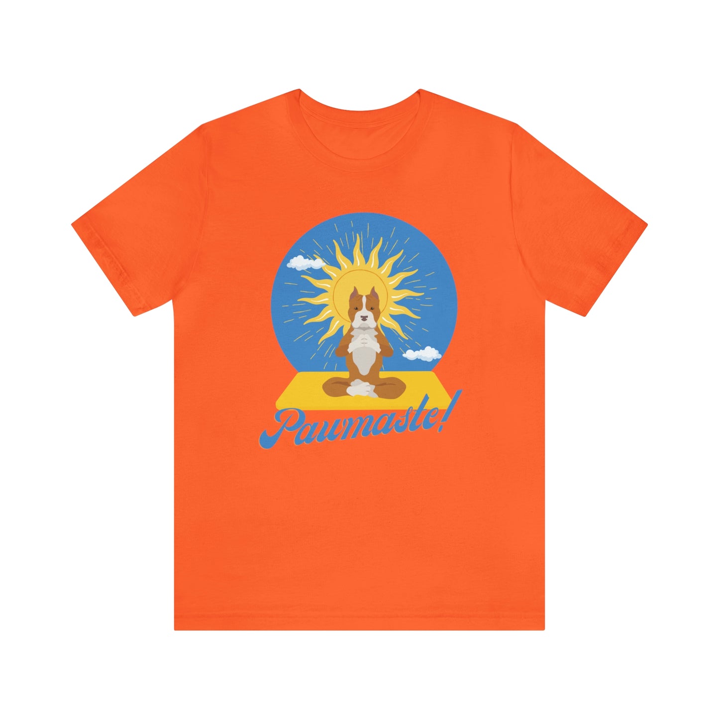 Pawmaste Pitbull Puppy Yoga Shirt Unisex Classic Tee