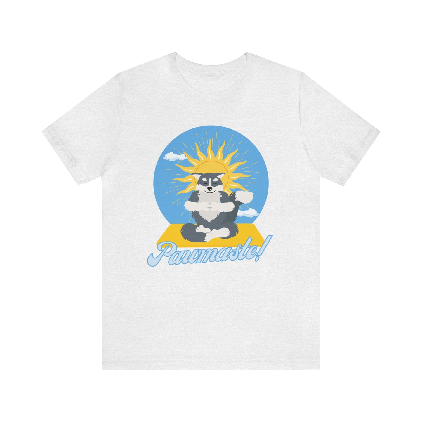 Pawmaste Happy Husky Puppy Yoga Shirt Unisex Classic Tee