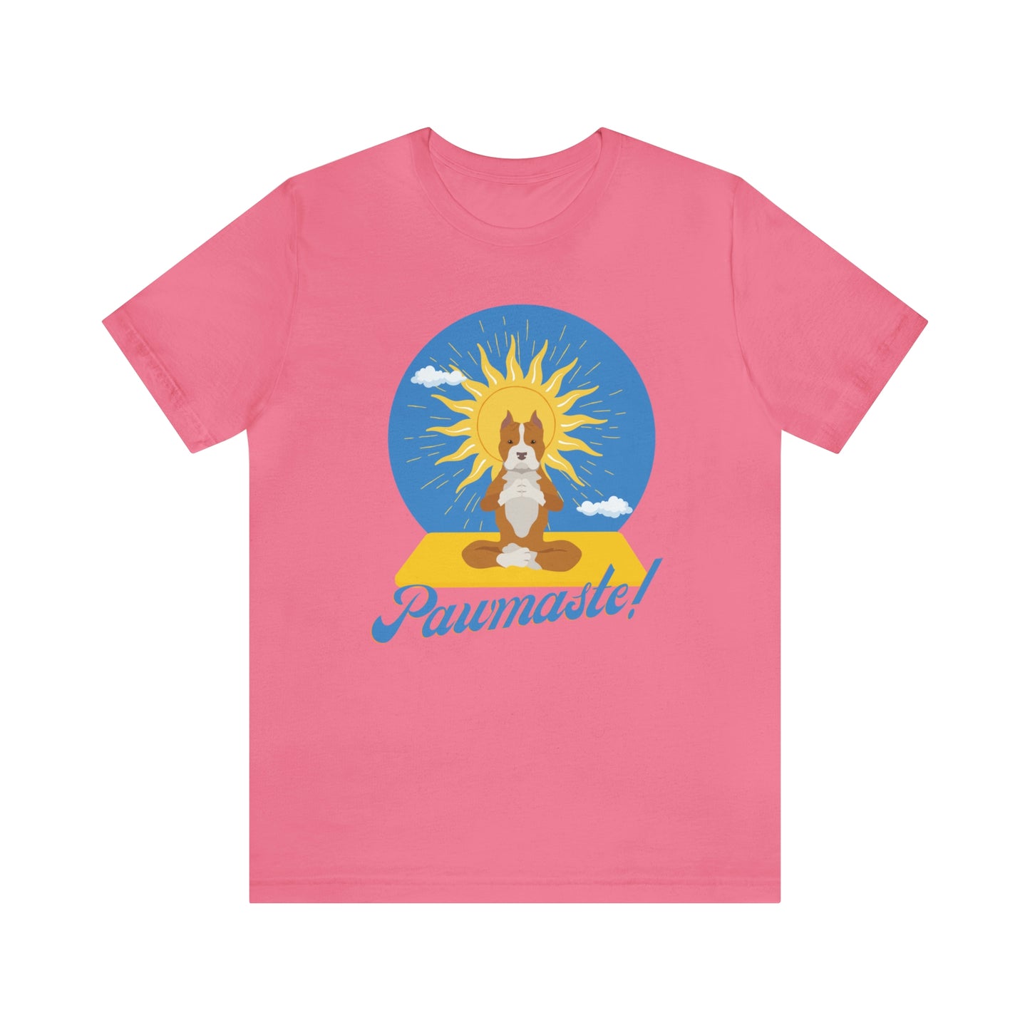 Pawmaste Pitbull Puppy Yoga Shirt Unisex Classic Tee