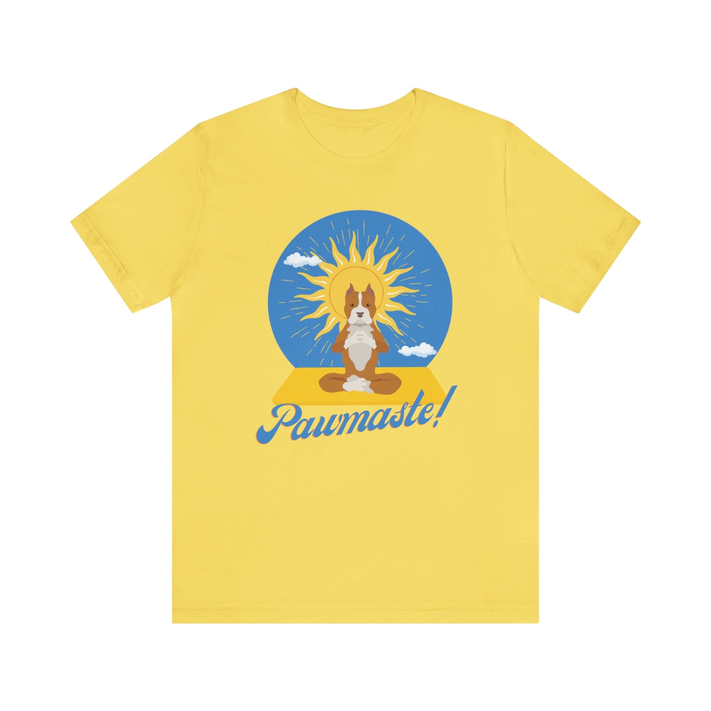 Pawmaste Pitbull Puppy Yoga Shirt Unisex Classic Tee