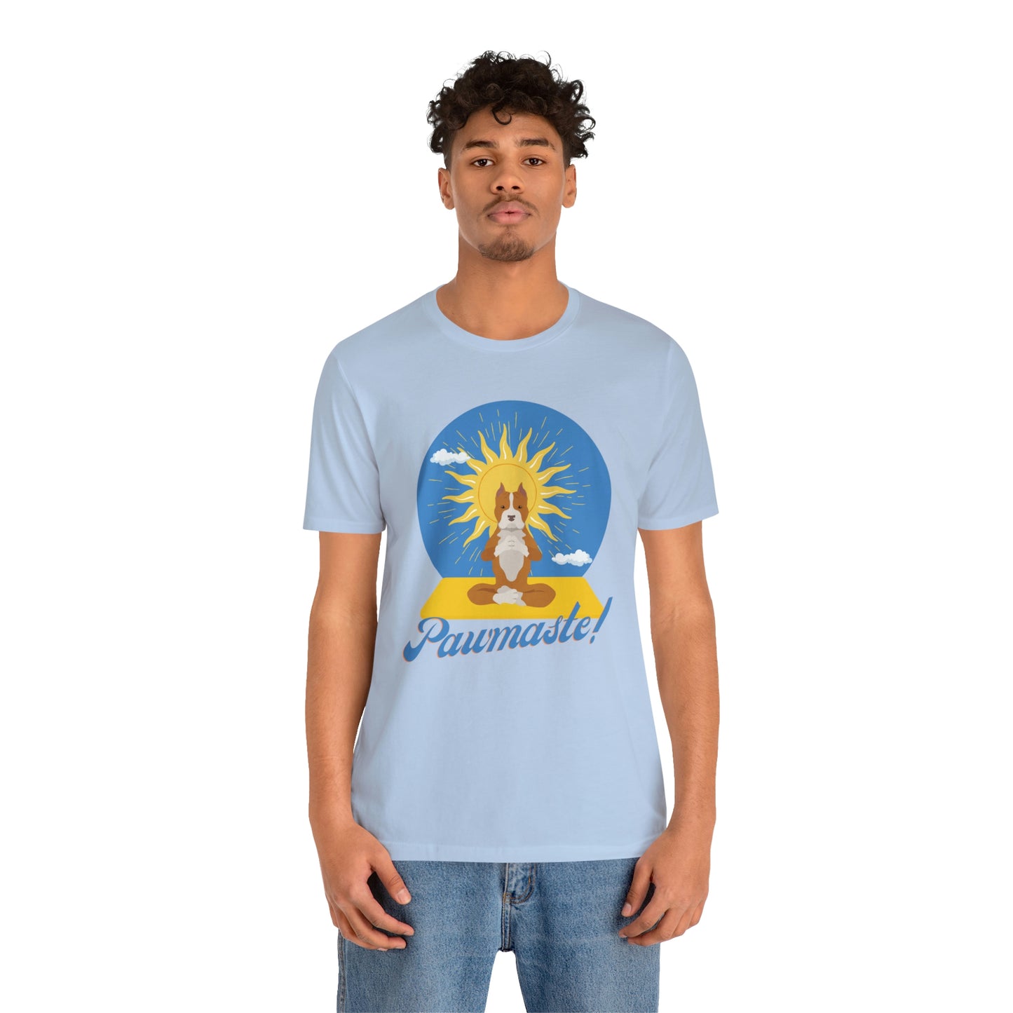 Pawmaste Pitbull Puppy Yoga Shirt Unisex Classic Tee